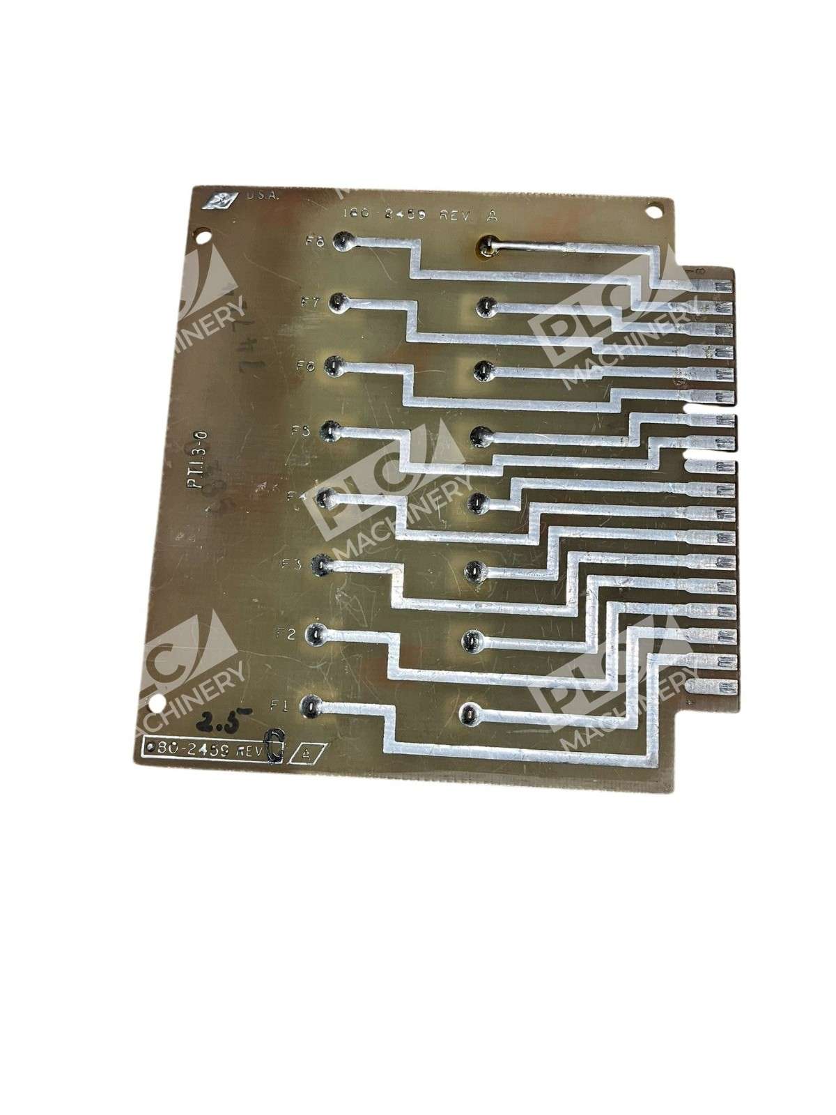 SCI 080-2459 REV. C / 180-2459 REV. A Industrial 8-Fuse Holder Board P.T.I. 3-0 - Image 2