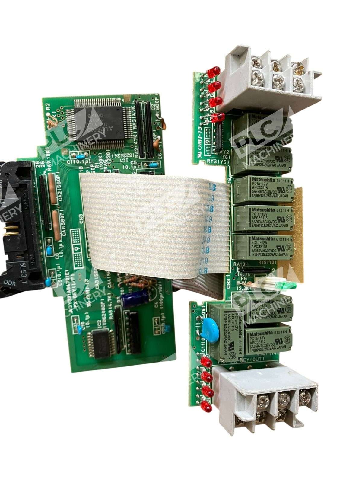 OMI-13 JY331A54701E1 Industrial Interface PCB Omron Relays PLC I/O Control Board - Image 5