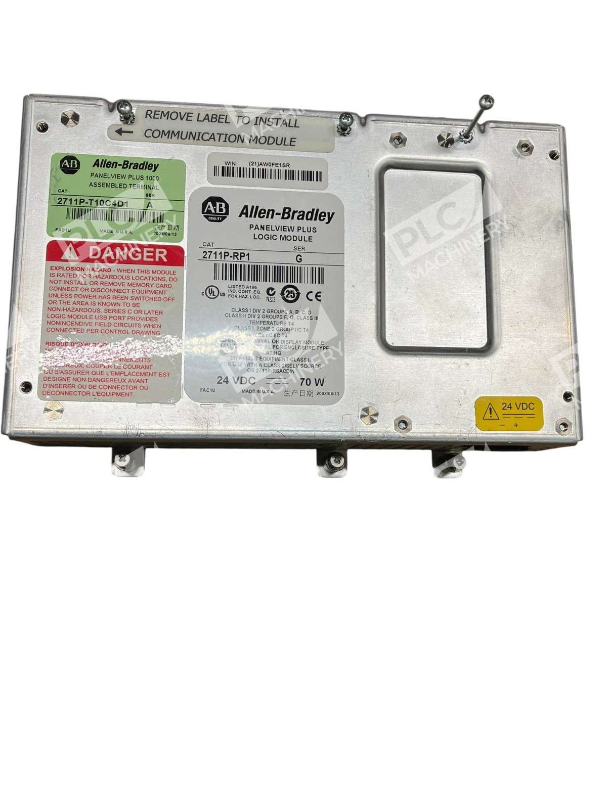 Allen Bradley 2711P-RP1 - Allen-Bradley PanelView Plus Logic Module 2711P-RP1 Series G