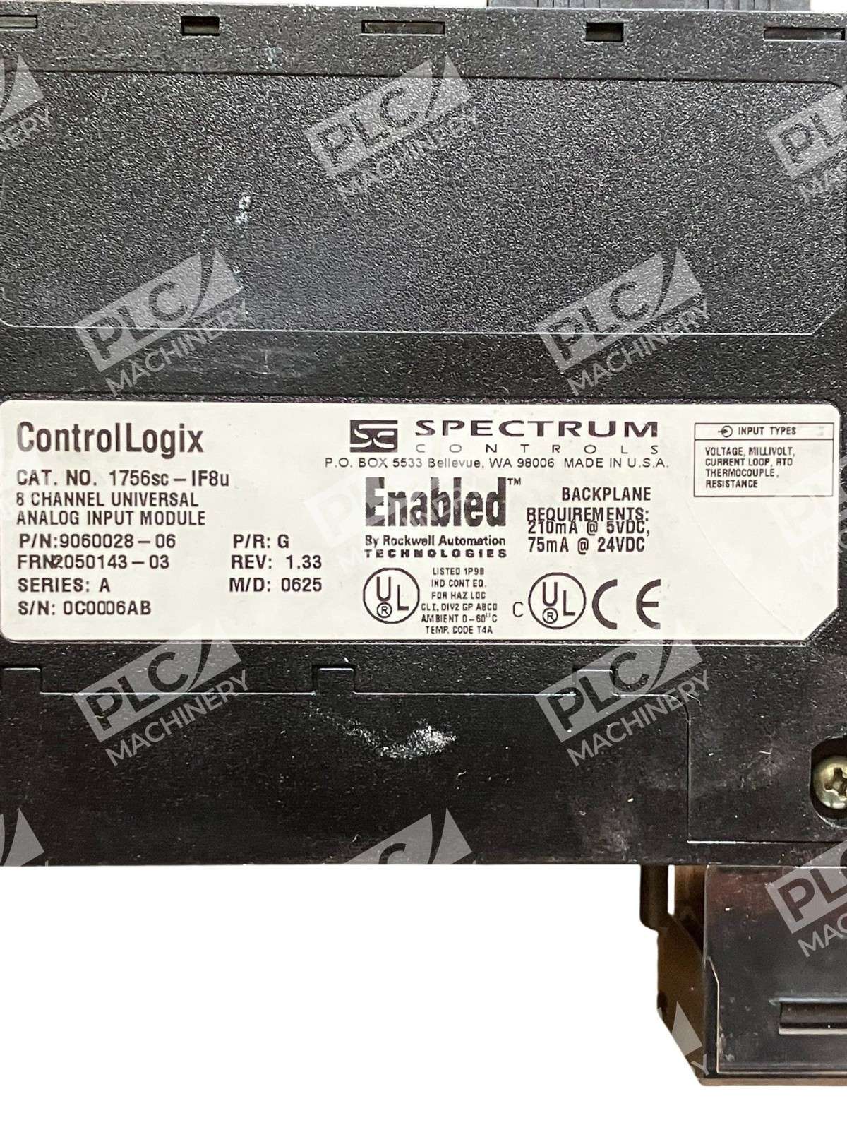 Spectrum Controls 1756SC-IF8U ControlLogix Analog Input Module 9060028-06 - Image 4
