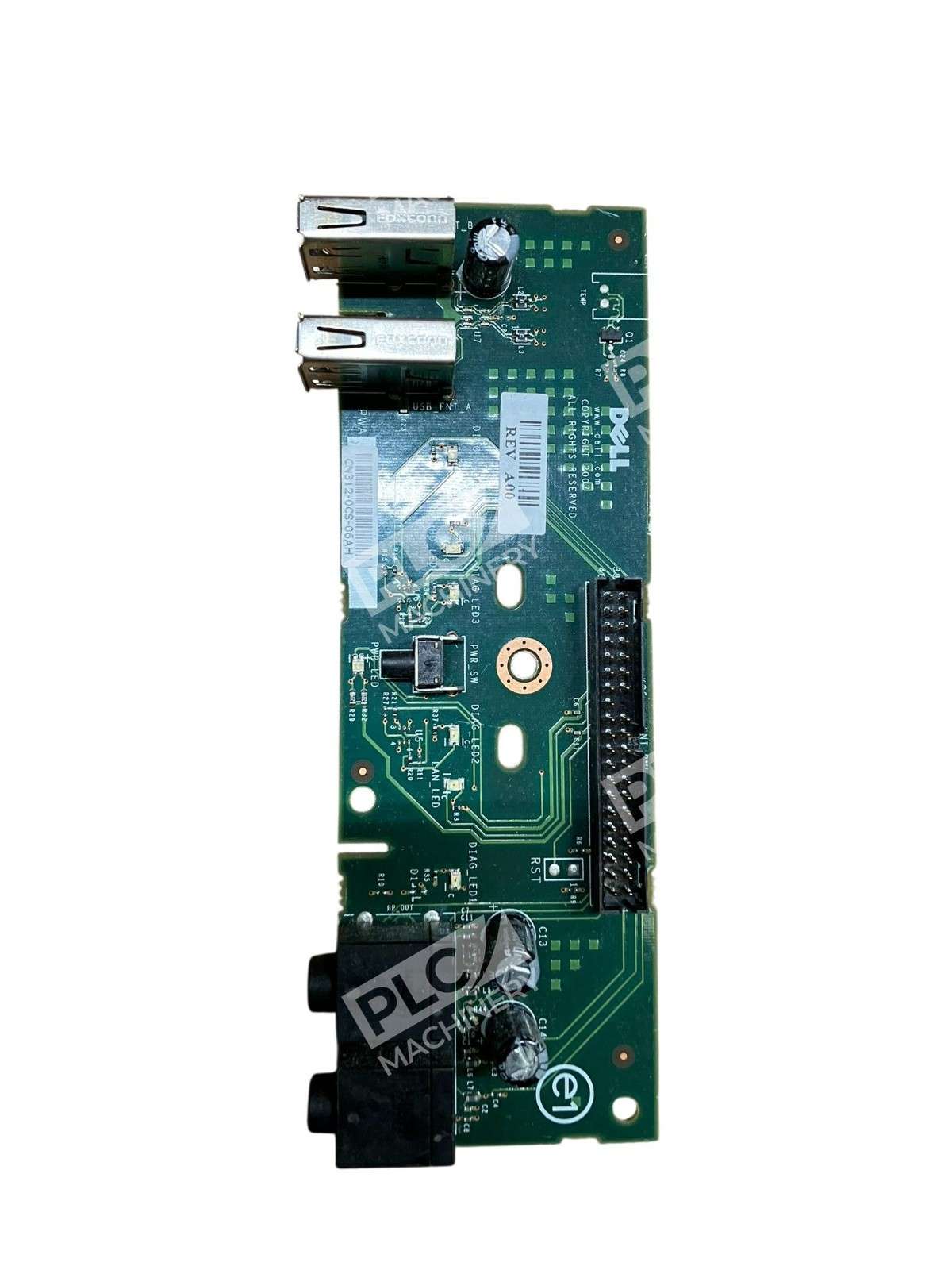Dell Front I/O USB Audio Panel Board DP/N 0TP004 PWB HU391 Rev A01 - Image 4
