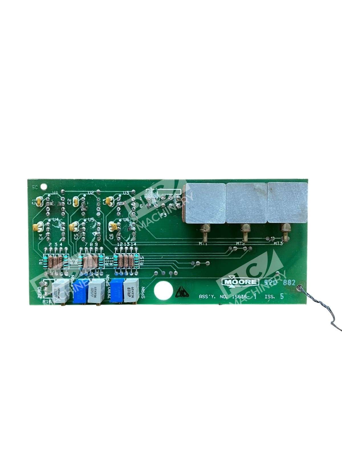 Moore Products 15636-1 PLC Module Circuit Card PC Board - Image 2