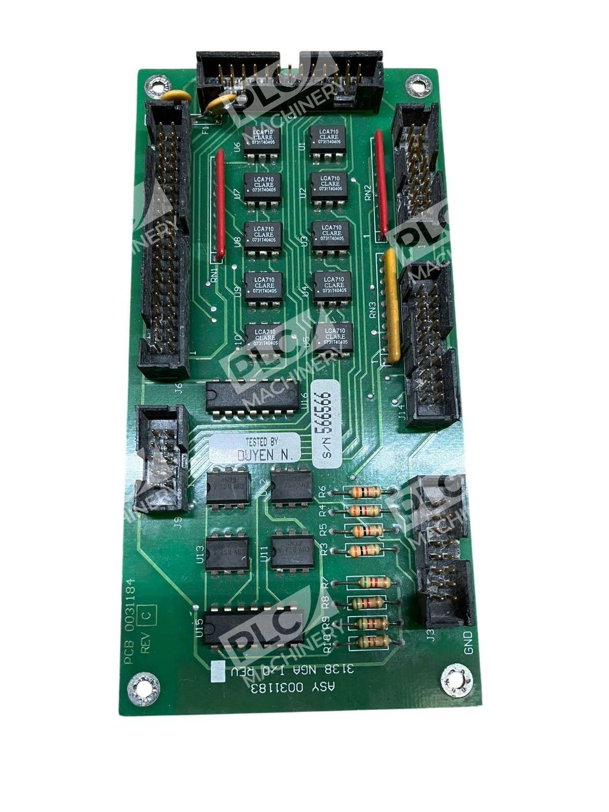 WCT B359616 Industrial PLC Control Circuit Bare PCB 94V-0 0031183 3138 NGA I/O - Image 6