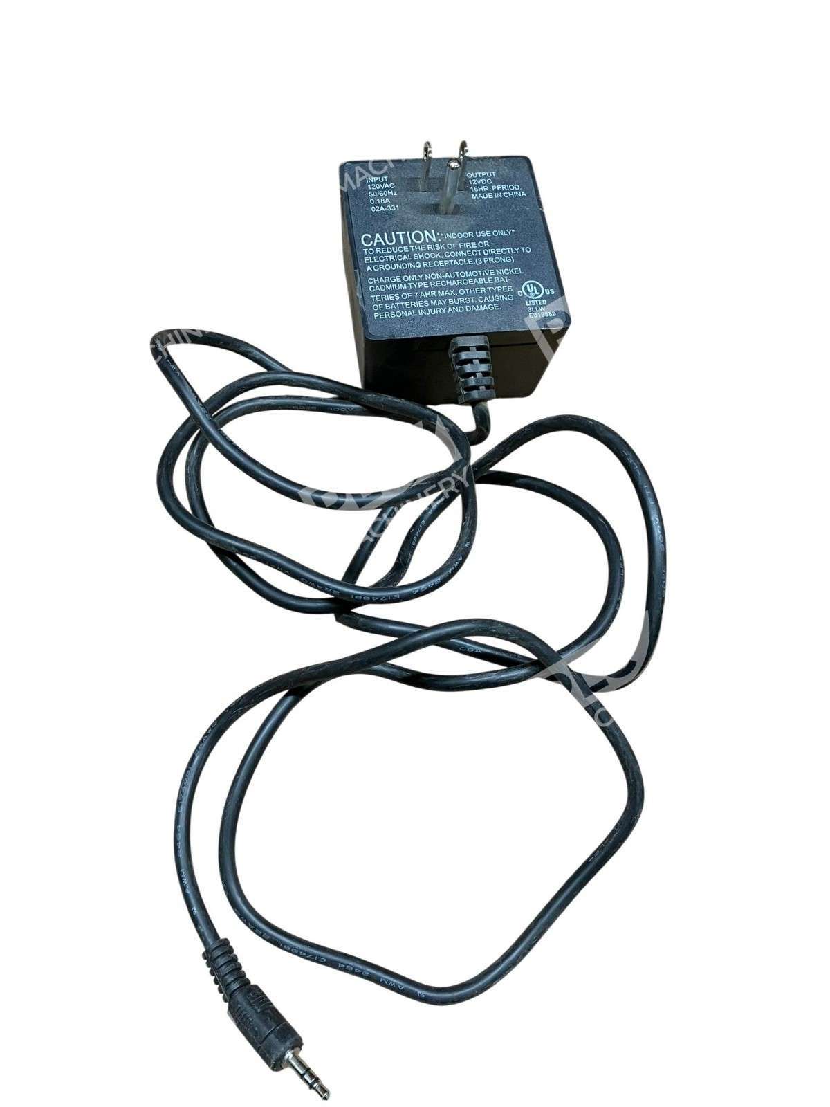 MSA 494716 - MSA Omega 494716 Battery Charger 12VDC Industrial Smart Char