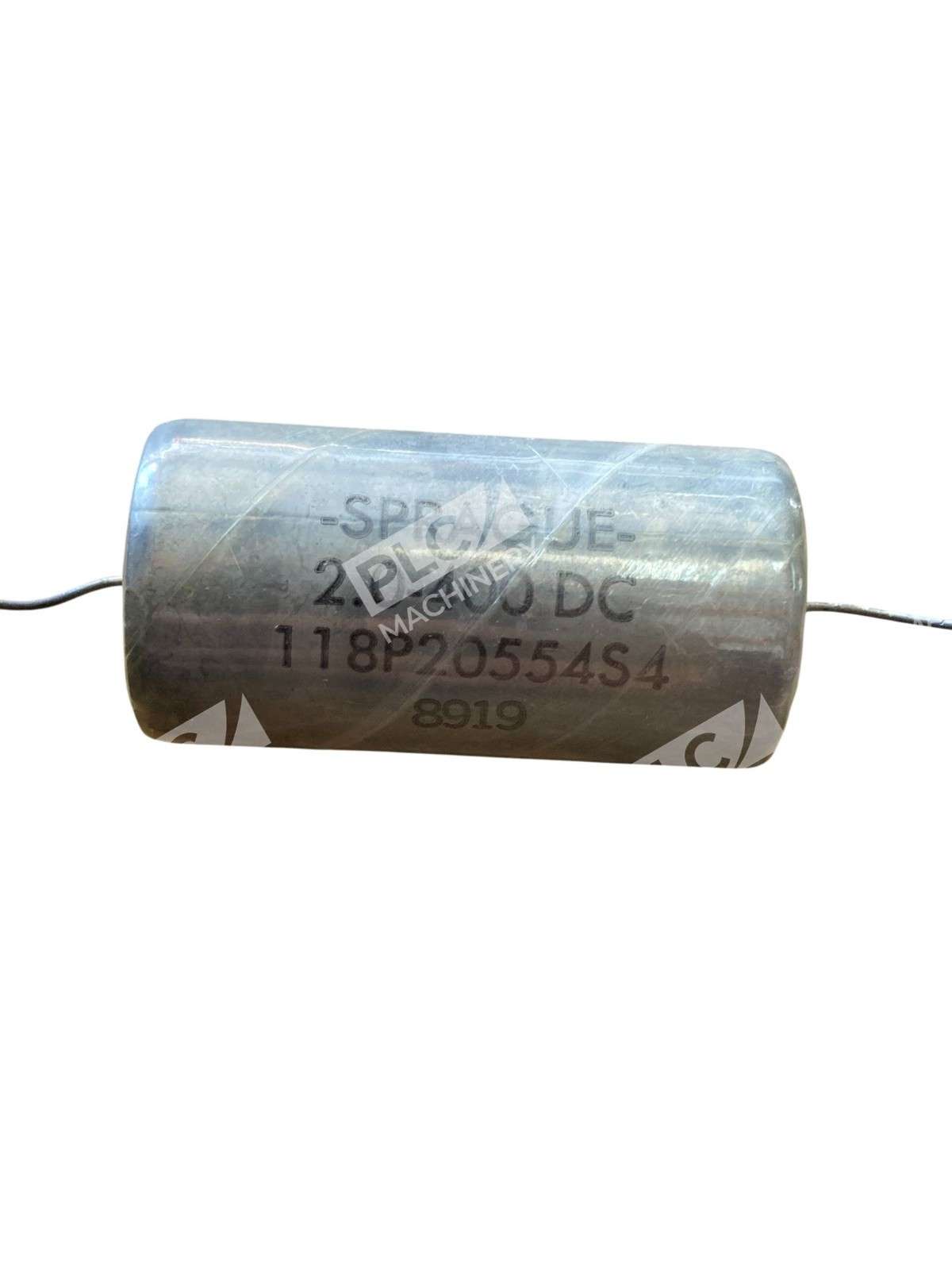 Sprague 118P20554S4 Hermetic Film/Paper Capacitor Vintage 8919 2µF 400VDC - Image 5
