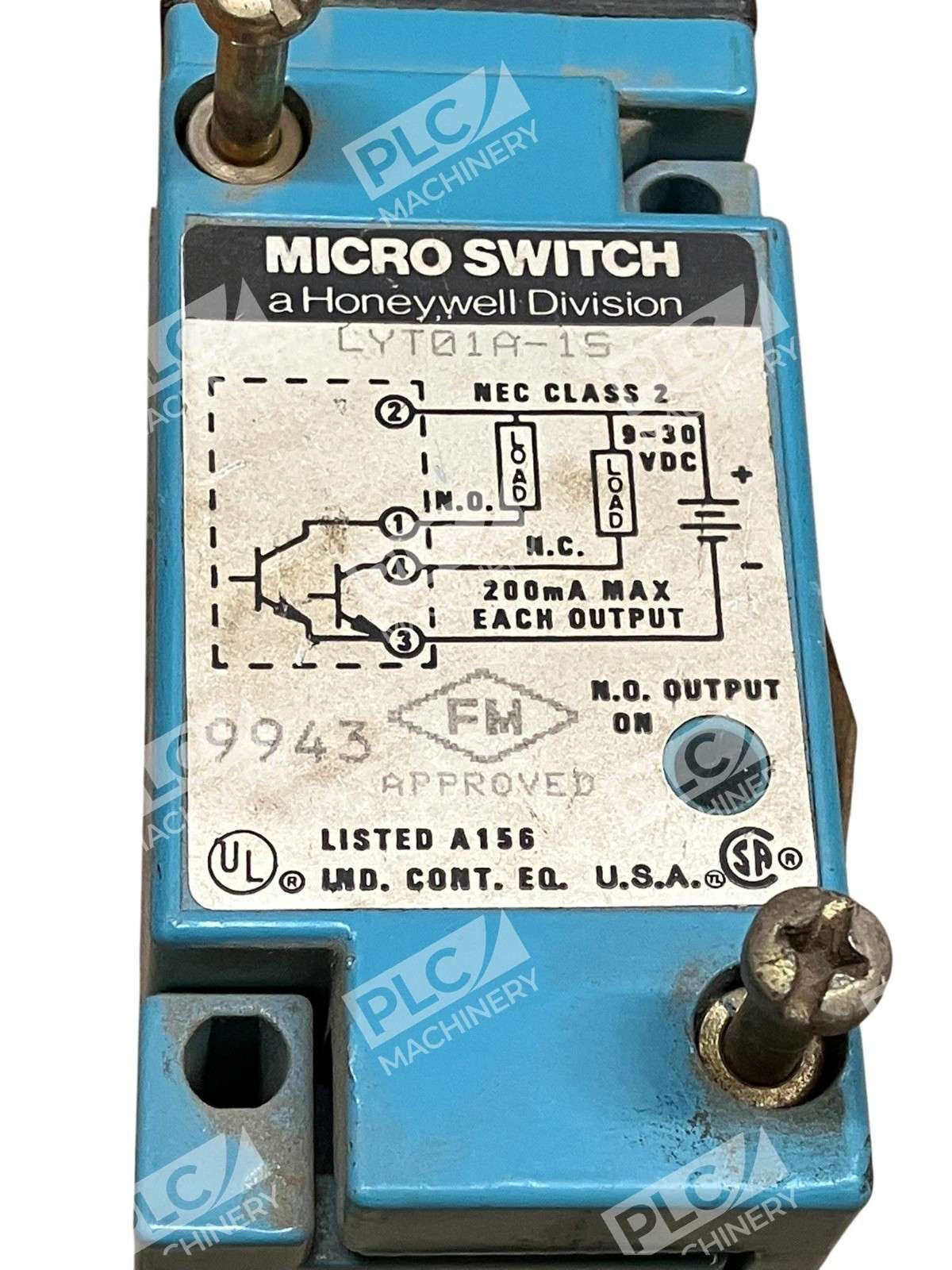 Honeywell Micro Switch LYT01A-1S Proximity Sensor 9–30VDC NPN - Image 3
