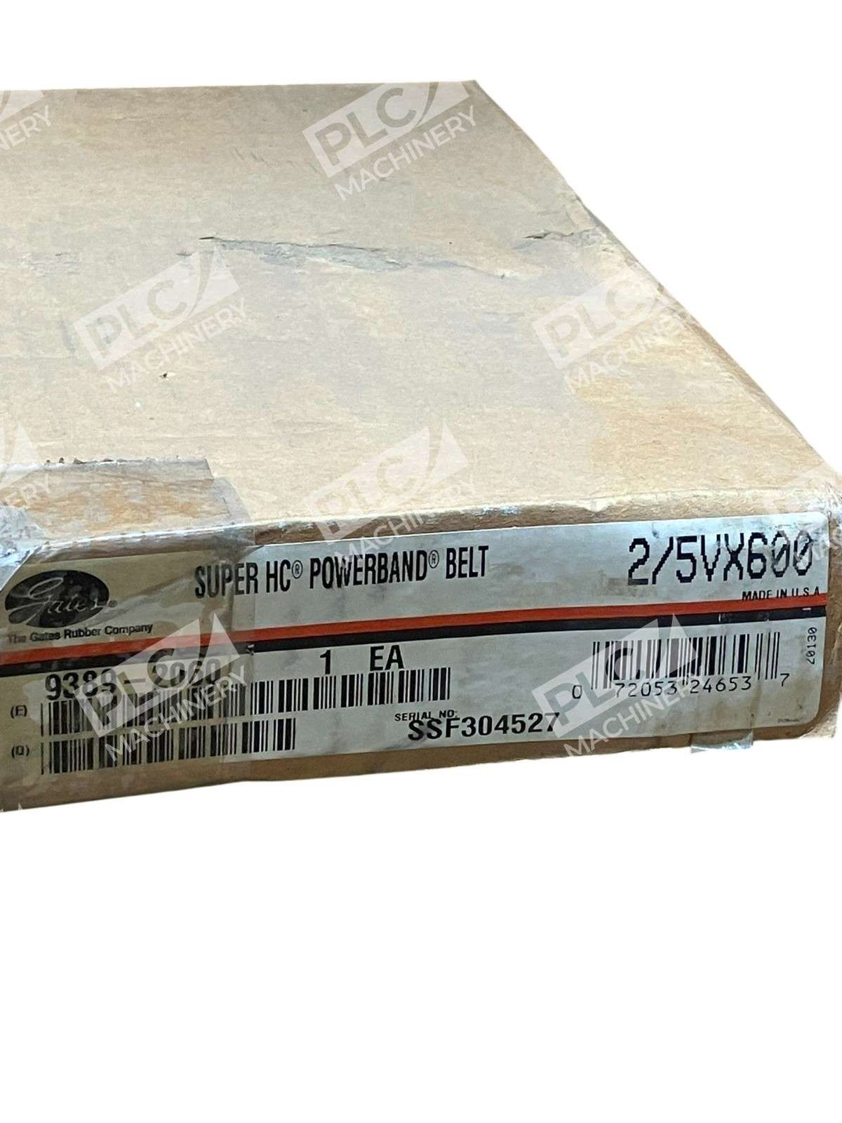 Gates 2/5VX600 Super HC PowerBand V-Belt 2-Strand 5VX 60" Industrial - Image 3