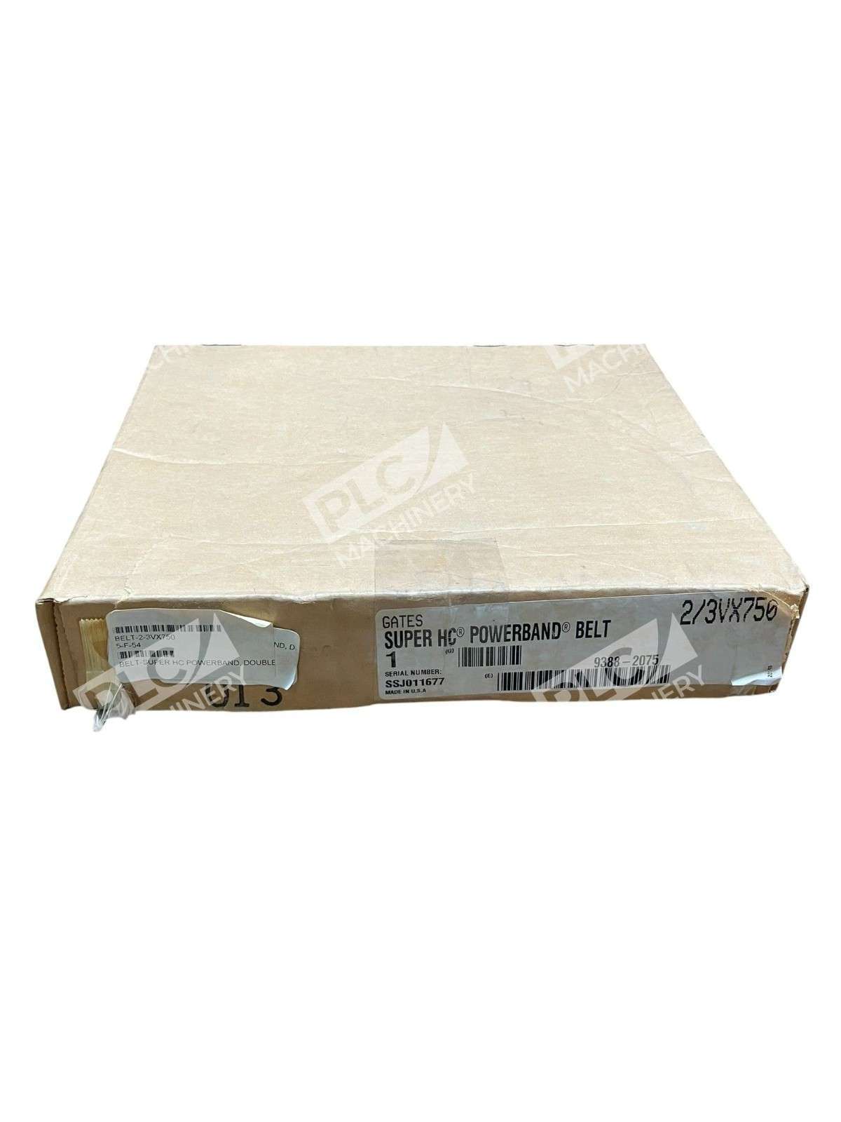 Gates 2/3VX750 Super HC PowerBand V-Belt 2-Strand 75" Industrial Cogged Wedge - Image 2