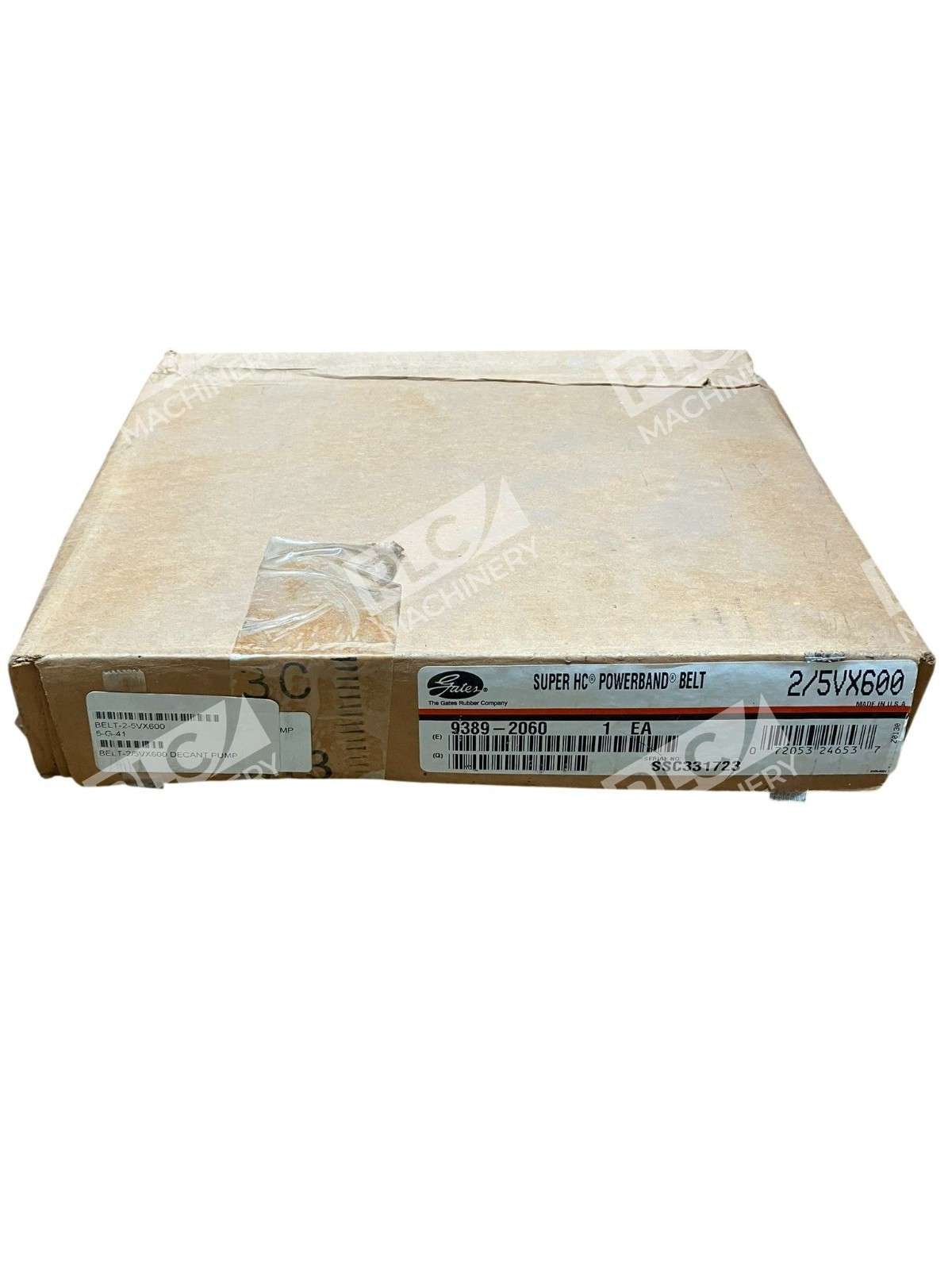 Gates 2/5VX600 - Gates 2/5VX600 Super HC PowerBand V-Belt 2-Strand 60" Indust
