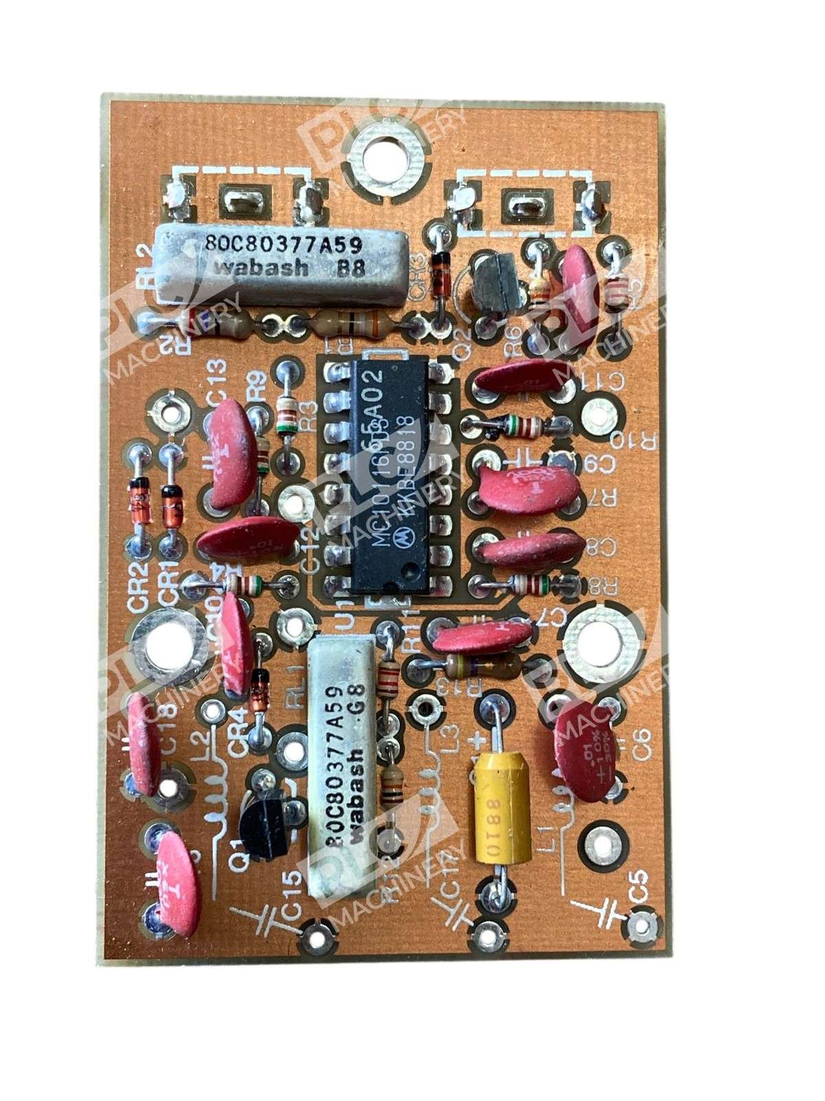 Wabash 80C80377A59 Vintage Analog Audio Effects Module Guitar Pedal PCB 84D80312 - Image 3