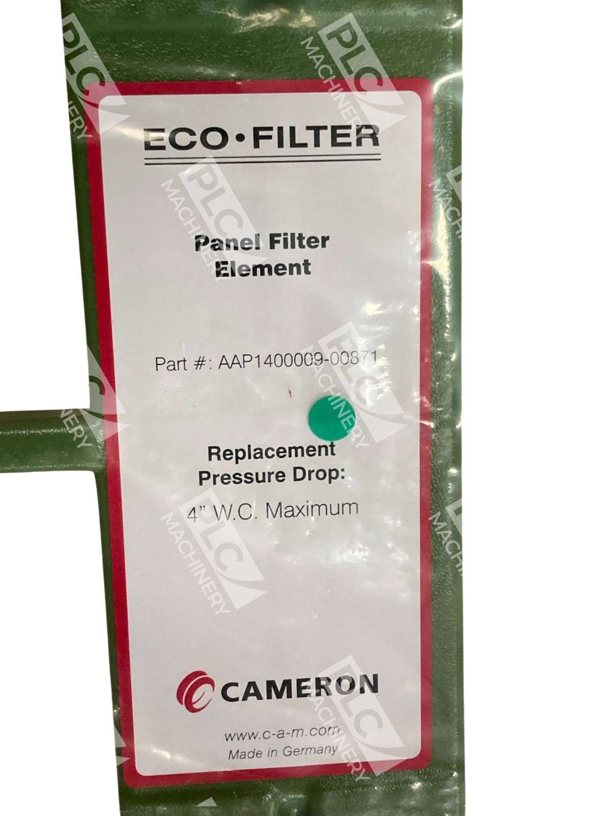 Cameron AAP1400009-00871 ECO-FILTER Panel Filter Element - Image 7