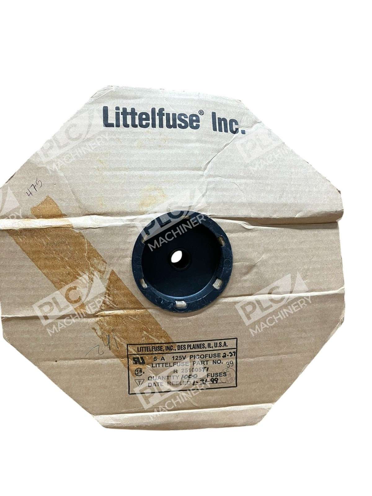 Littelfuse PICO II 251 Series 5A 125V Very Fast Acting Axial Fuse R251005T1 - Image 2