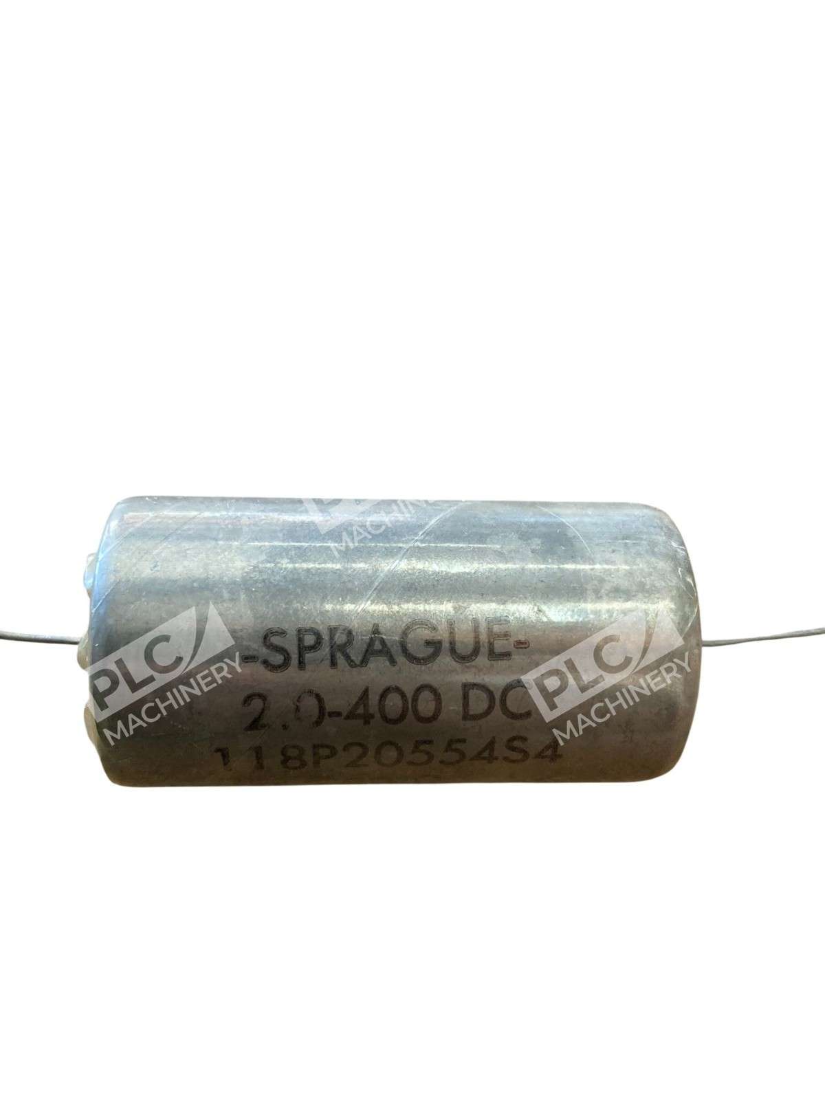 Sprague 118P20554S4 Metallized Paper Capacitor 2µF 400VDC 8919 - Image 4