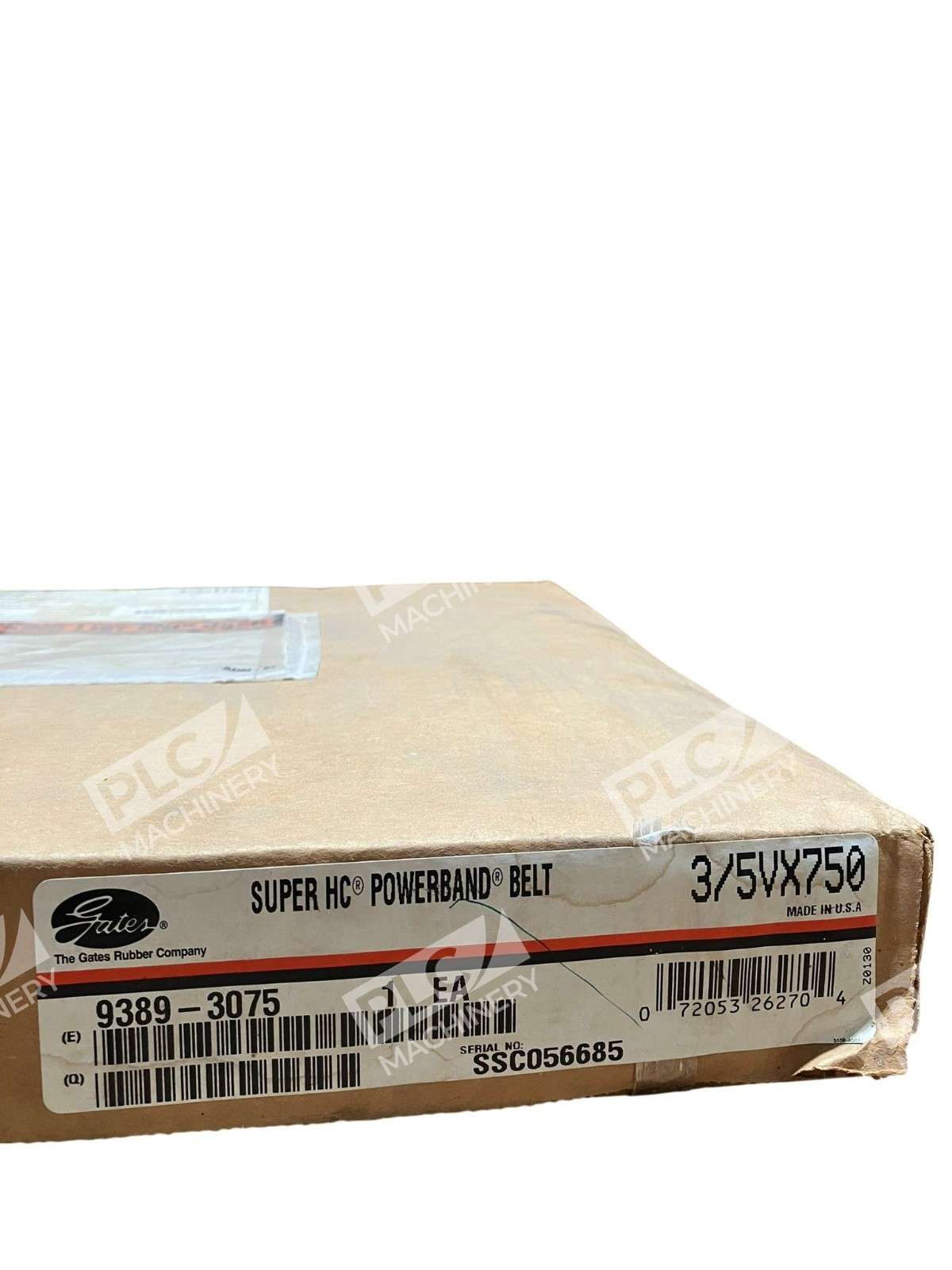 Gates Super HC PowerBand Belt 3/5VX750 / 35VX750 75" 3-Rib 5VX - Image 3