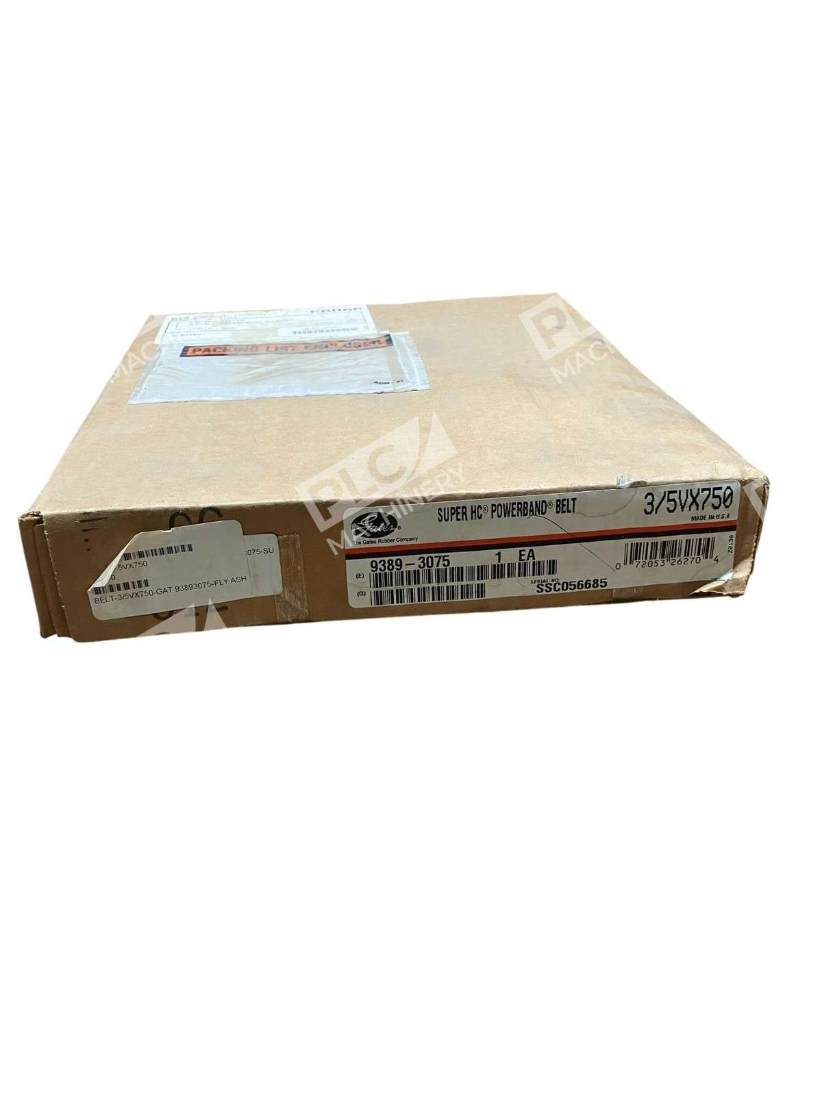Gates Super HC PowerBand Belt 3/5VX750 / 35VX750 75" 3-Rib 5VX - Image 2