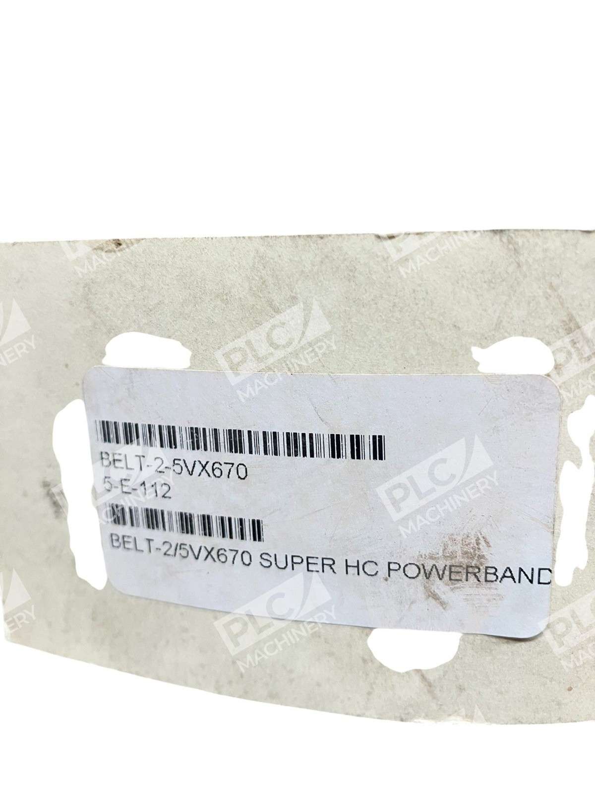 Gates Super HC PowerBand vextra 2/5VX670 Cogged V-Belt Heavy-Duty - Image 3