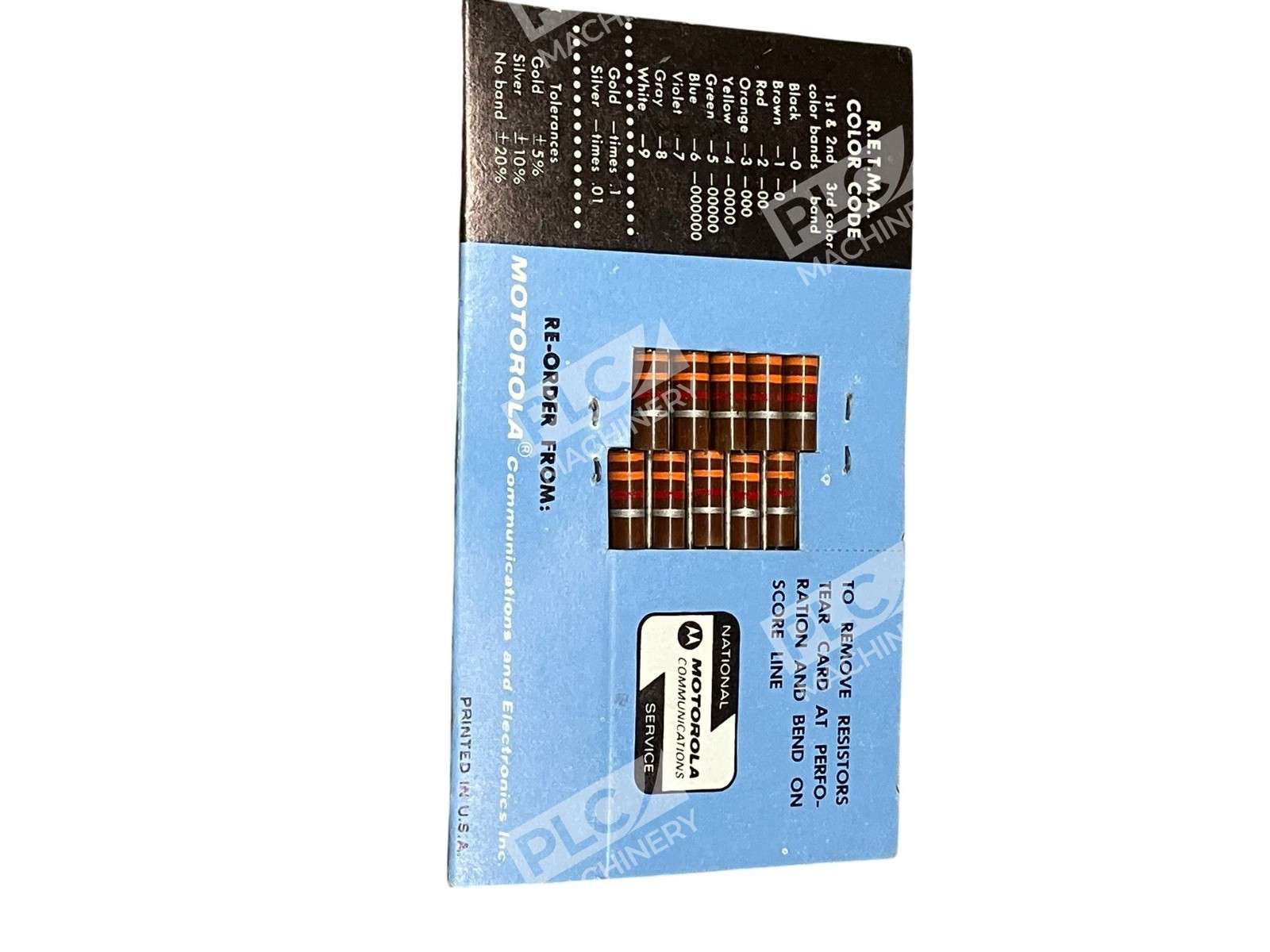 Motorola Resistor File Pack 3.3KΩ 10% 1W Vintage Carbon Resistors 6-5718 - Image 4