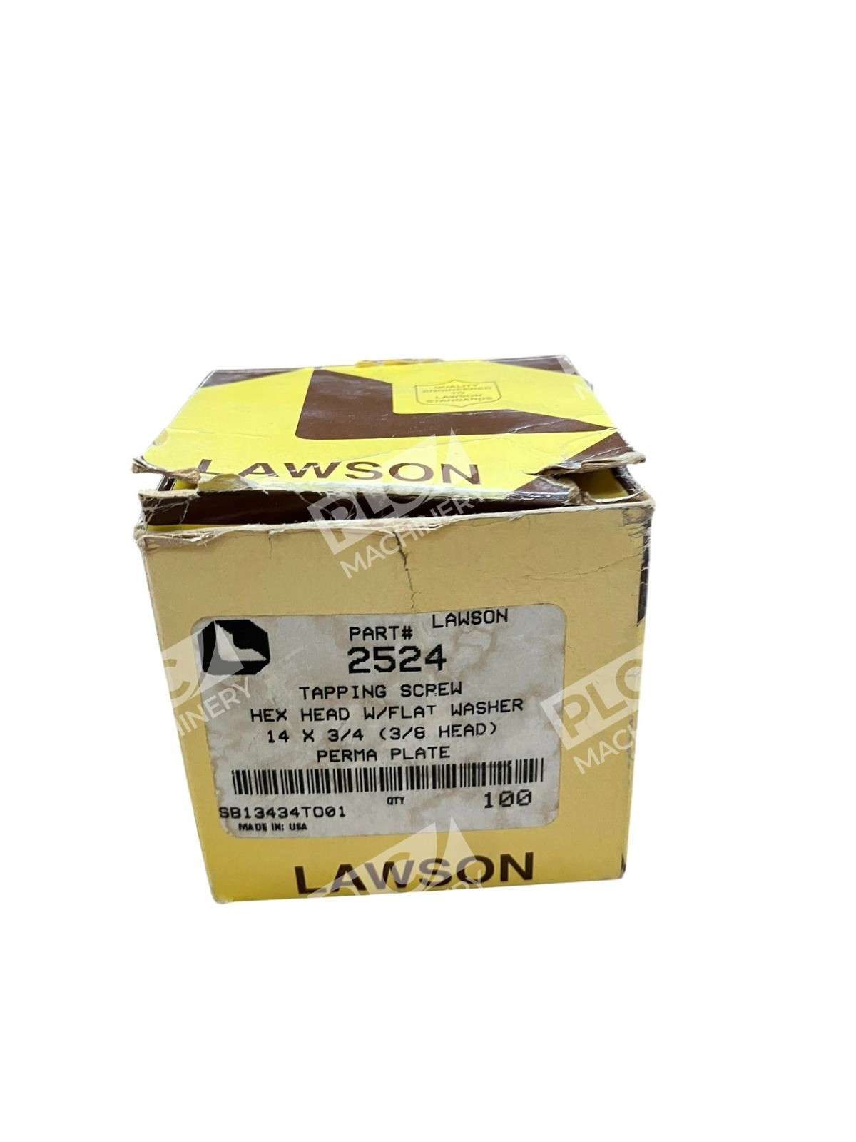 Lawson 2524 - Lawson 2524 1/4-20 x 3/4 Hex Head Tapping Screws w/ Washer O