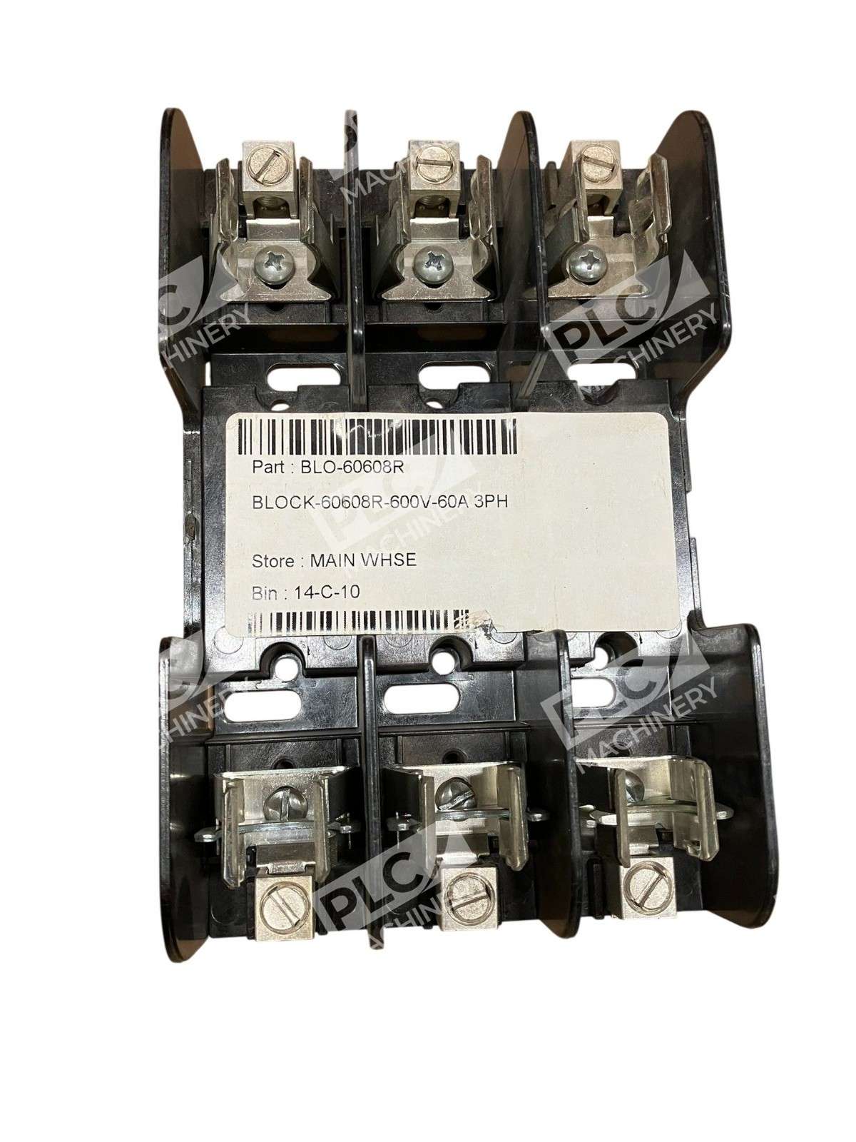 Ferraz Shawmut 60608R - Ferraz Shawmut 60608R Fuse Block 3-Pole 60A 600V AC/DC Class
