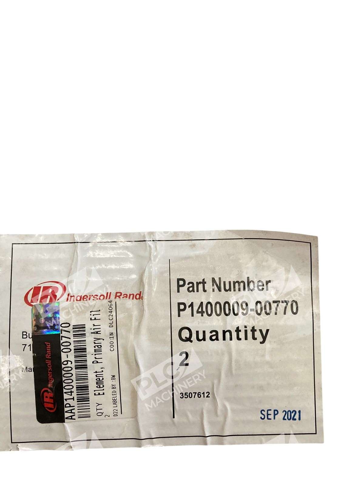 Ingersoll Rand AAP1400009-00770 Primary Air Intake Filter Element - Image 5