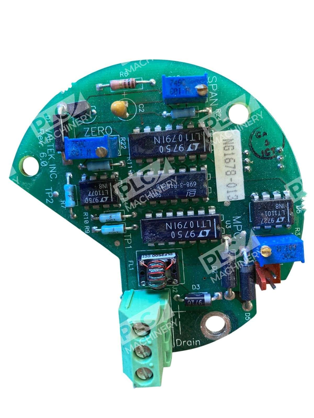 Valtek NG1678-013 Control Valve PCB Board Industrial Electronics Rev. 6.0 - Image 3