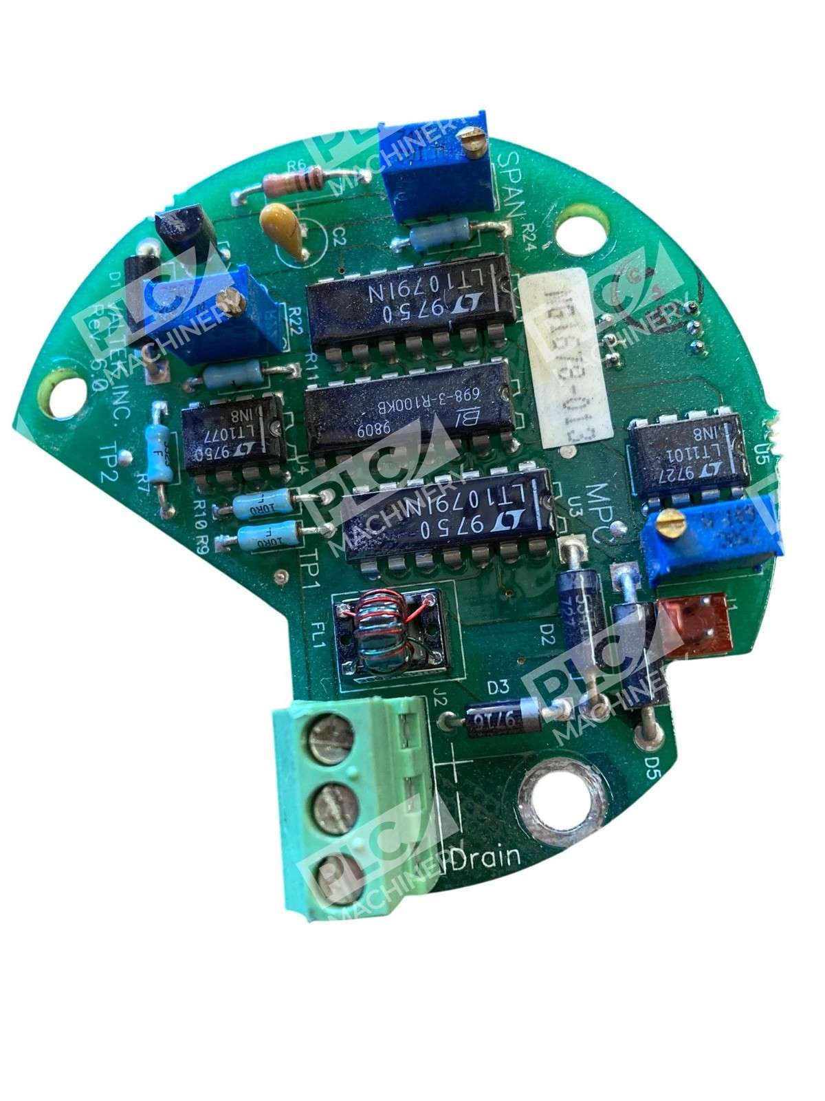 Valtek NG1678-013 Control Valve PCB Board Industrial Electronics Rev. 6.0 - Image 4
