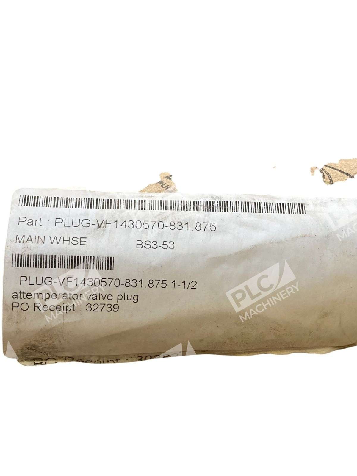 Attemperator Valve Plug VF1430570-831-875 Industrial Steam Valve 1-1/2'' - Image 9