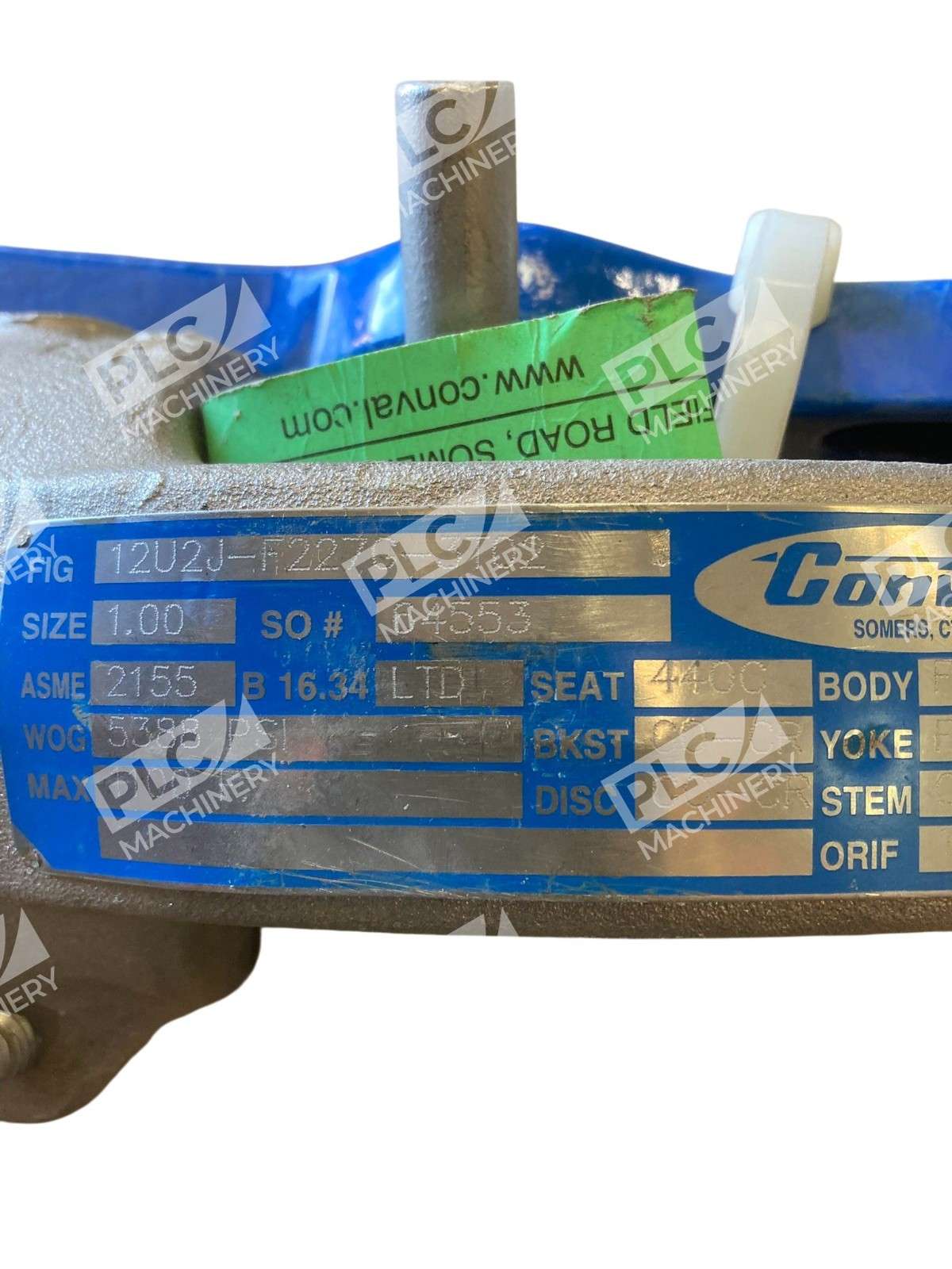 Conval 12U2J-F227G-3T02 Globe Control Valve 2" ASME 2155 Forged Steel 30LBS - Image 9