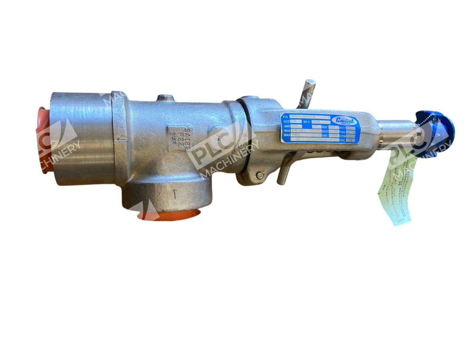 Conval 12U2J-F228H-6T14 - Conval 12U2J-F228H-6T14 Globe Control Valve 2" ASME 2155 F22