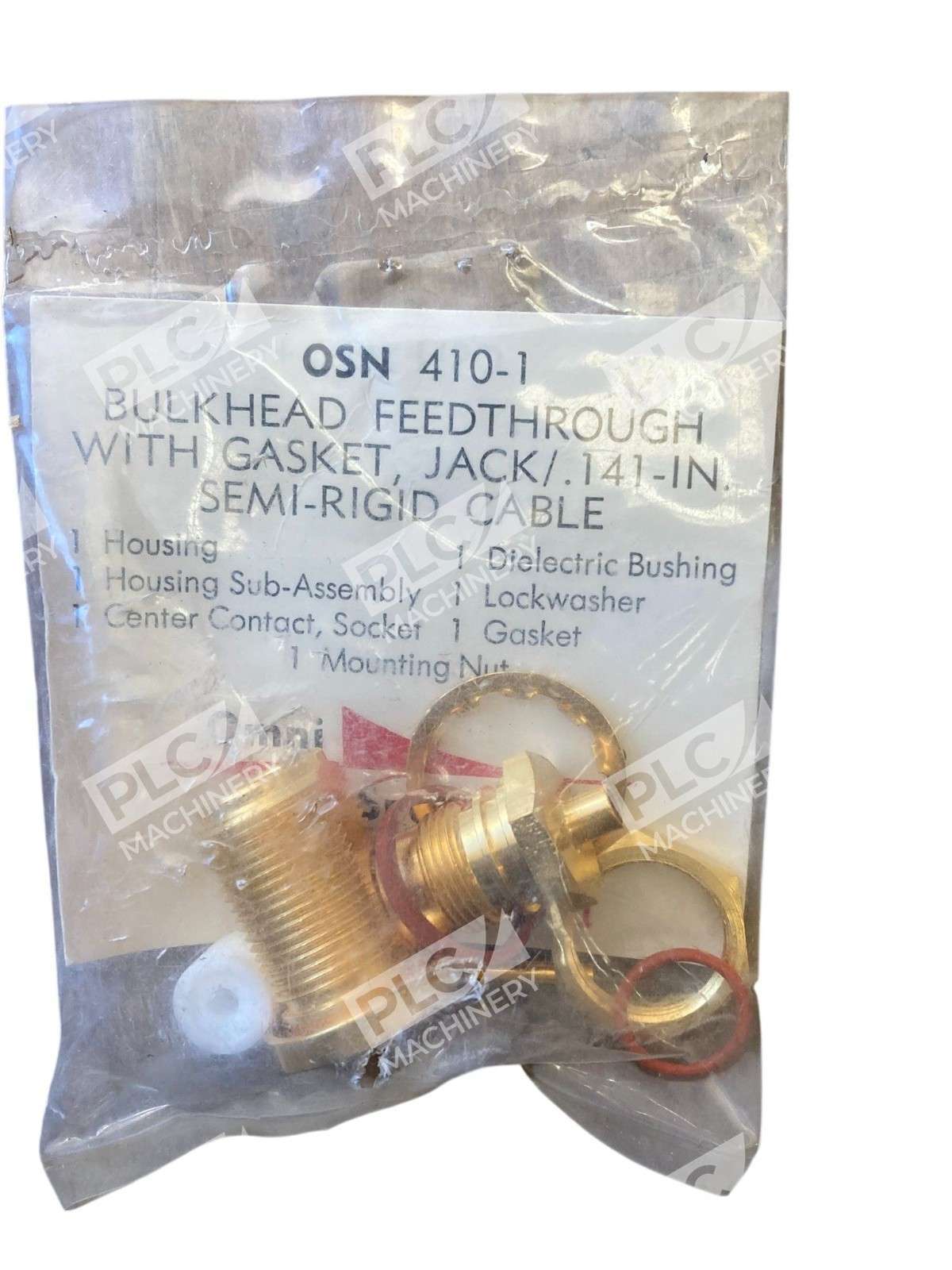 Omni OSN 410-1 - Omni Spectra OSN 410-1 Bulkhead Feedthrough Jack .141 Semi-R