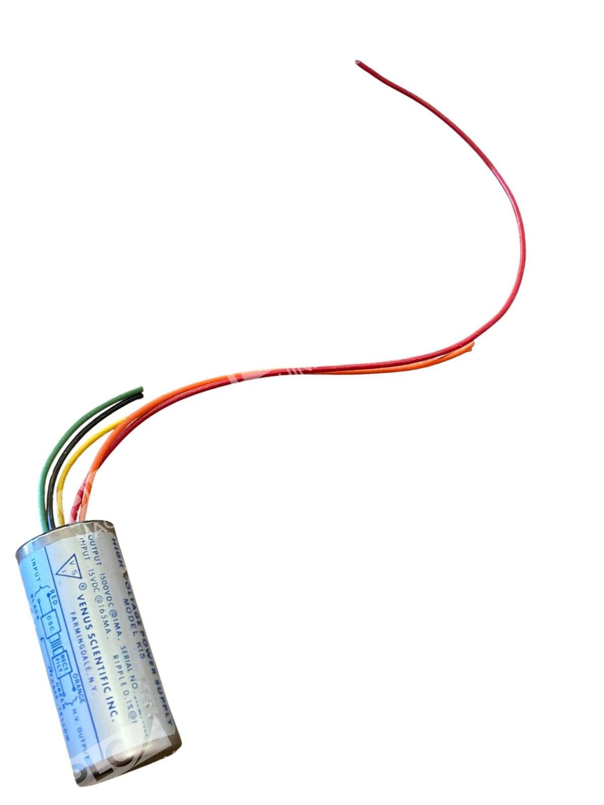 Venus Scientific K15 High Voltage Power Supply 1500VDC 1mA 115VAC - Image 2