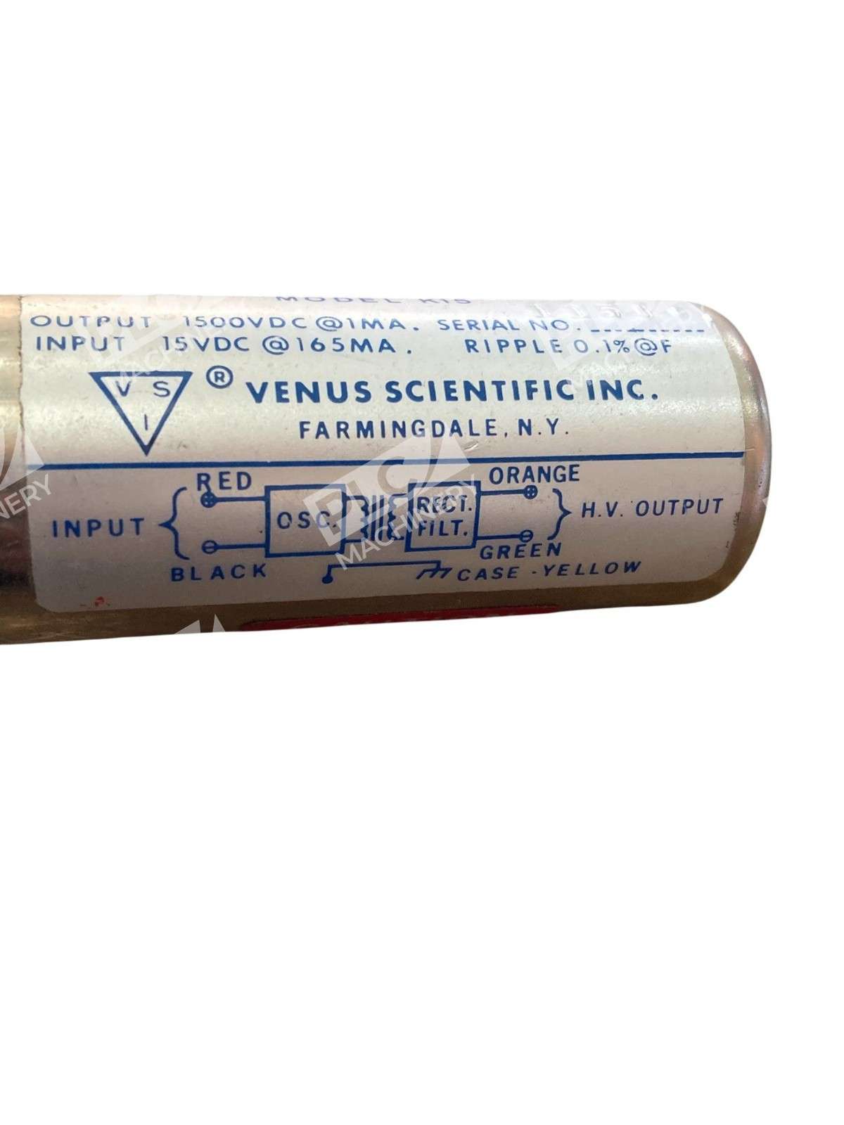 Venus Scientific K15 High Voltage Power Supply 1500VDC 1mA 115VAC - Image 7