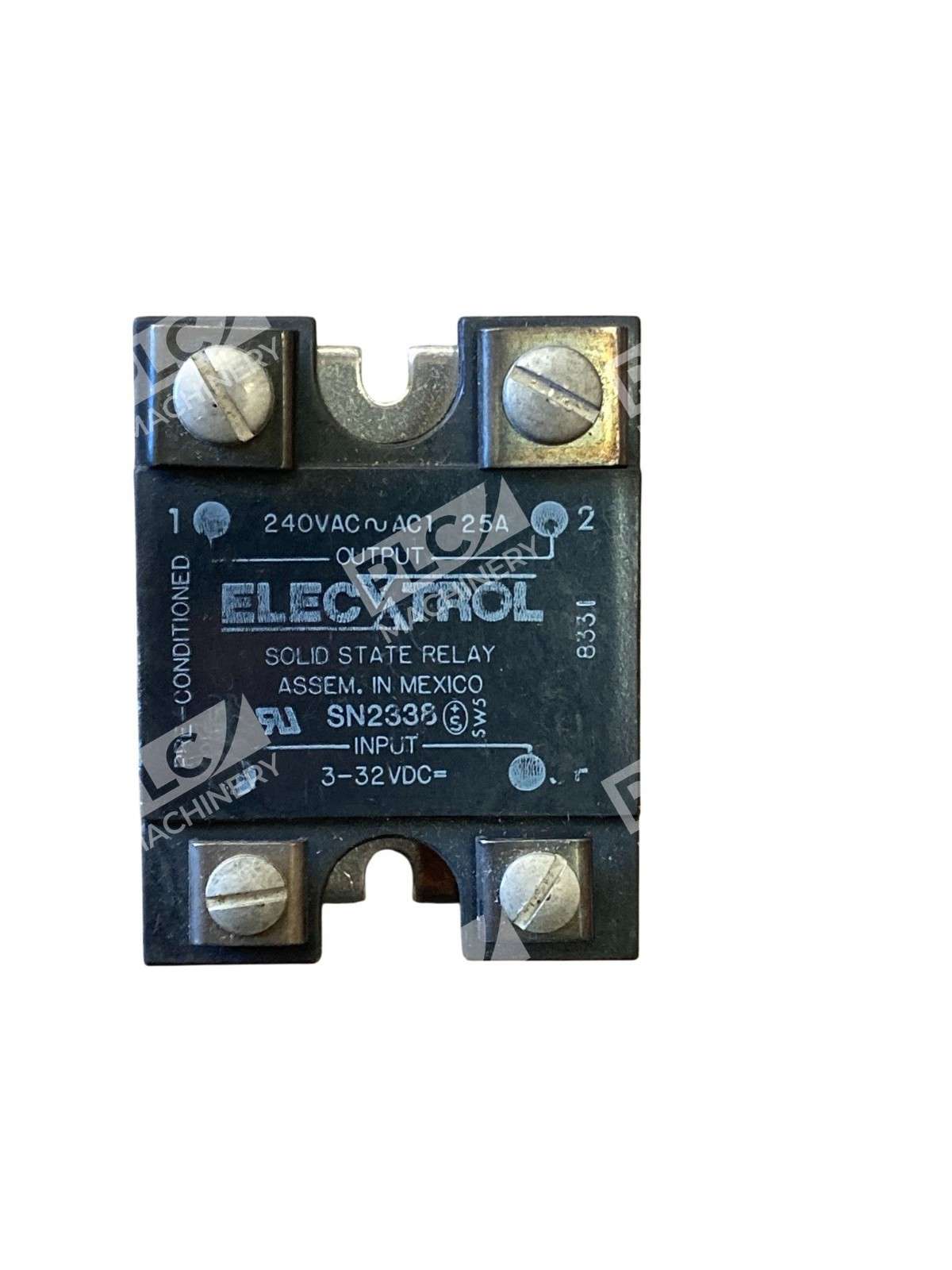 Electrol SN2338 - SN2338 - Electrol - Solid State Relay SSR 2.5A 240VAC 3Â32V