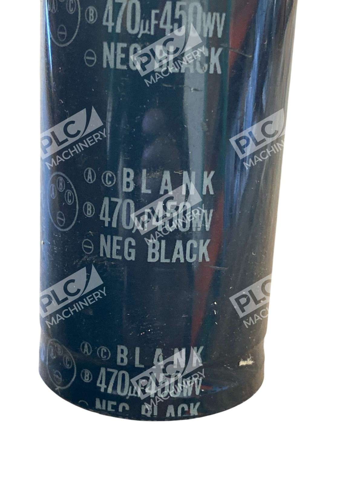 Nichicon 8950 Snap-In Aluminum Electrolytic Capacitor Neg Black Blank 470µF 450V - Image 5