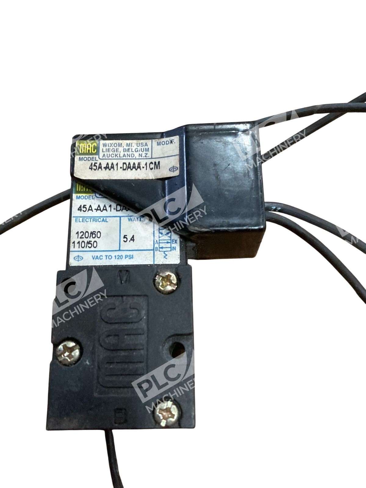 MAC Valves 45A-AA1-DAAA-1CM 4-Way Solenoid Valve 120VAC 1/8 NPT - Image 4
