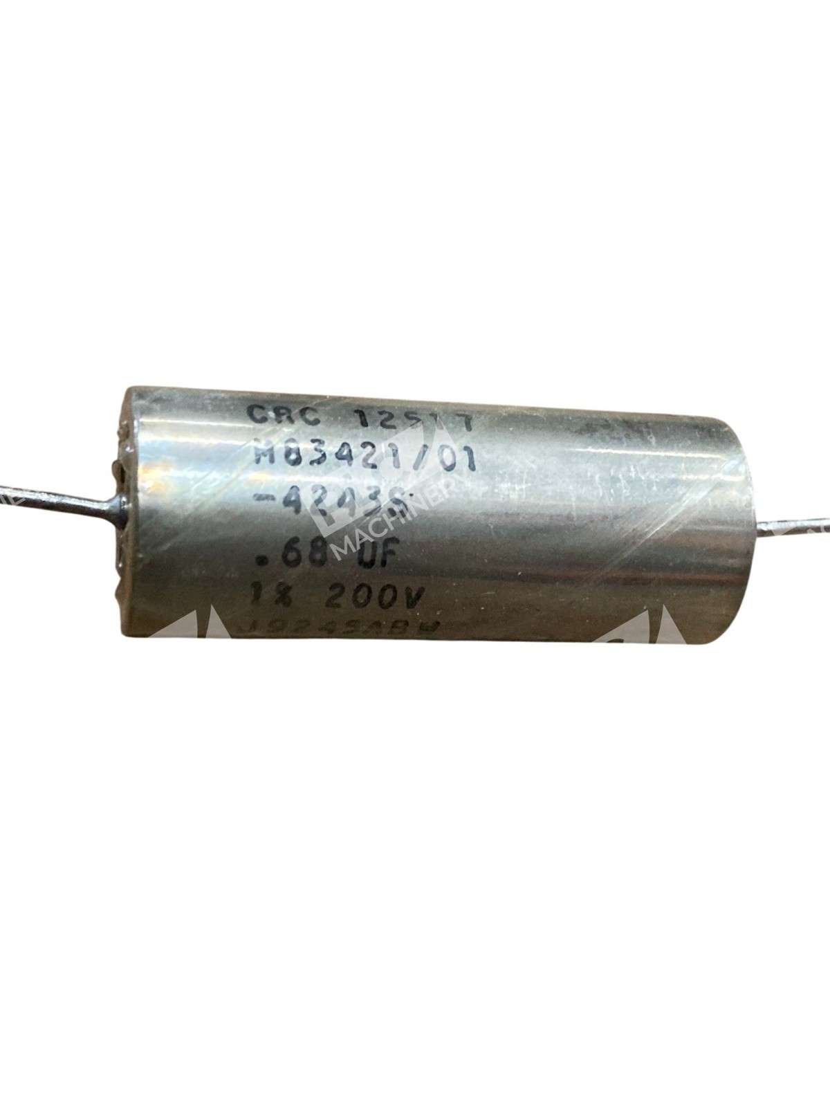 CRC M83421/01-4243S MIL-SPEC Film Capacitor Hermetic Axial Lead .68uF 200V 1% - Image 6