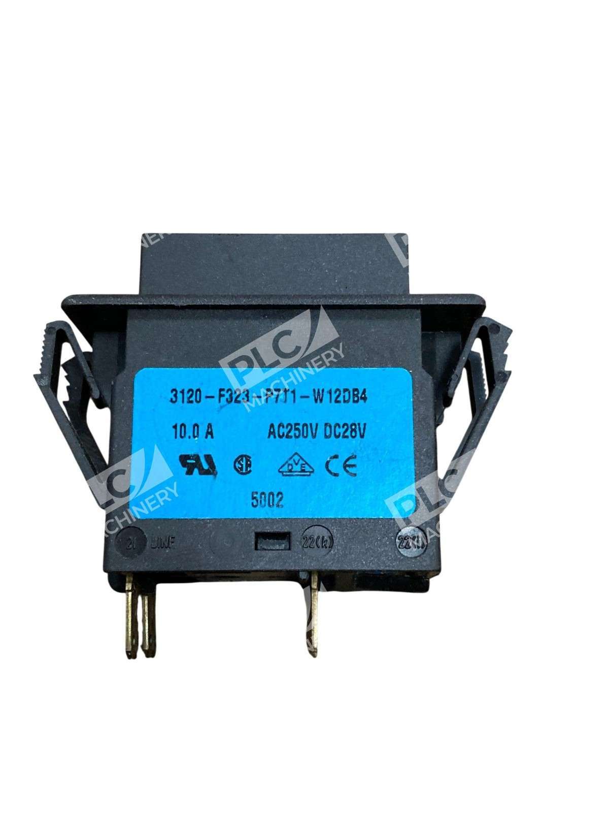 E-T-A 3120-F323-P7T1-W12DB4 10A 2-Pole Thermal Breaker w/Rocker Switch - Image 3