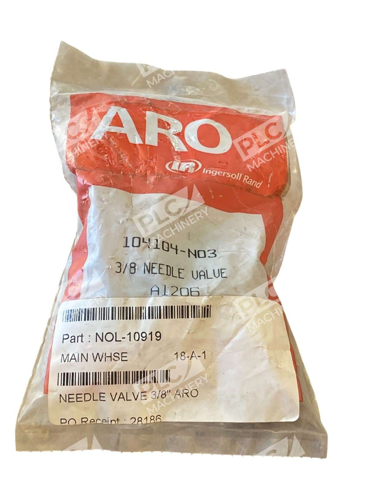 ARO 104104-N03 - ARO Ingersoll-Rand 104104-N03 Needle Valve 3/8" NPT 200PSI