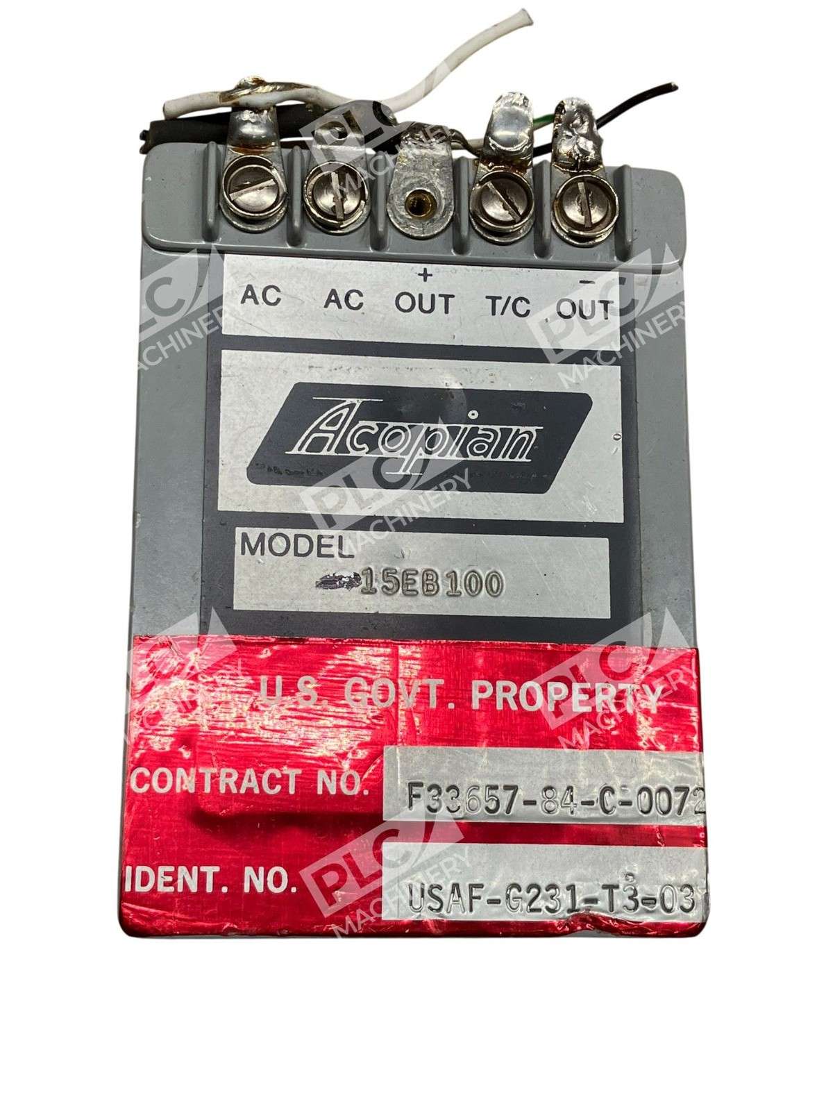 Acopian 15EB100 - Acopian 15EB100 AC-DC Power Supply Module 15V 1A Linear Regu