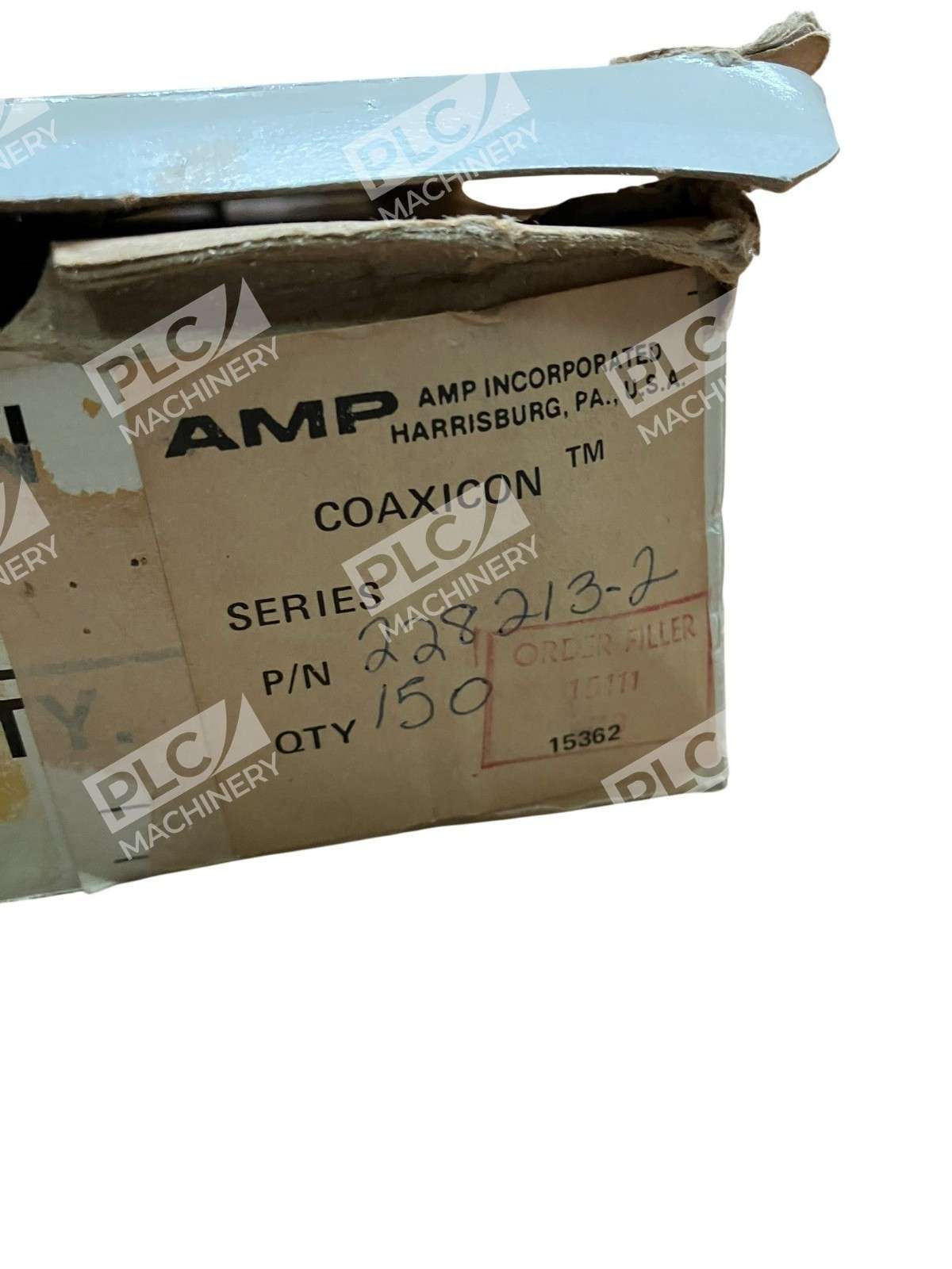 AMP Coaxicon Connector 228213-2 Coaxial Crimp TE Connectivity One Box of 150 - Image 3