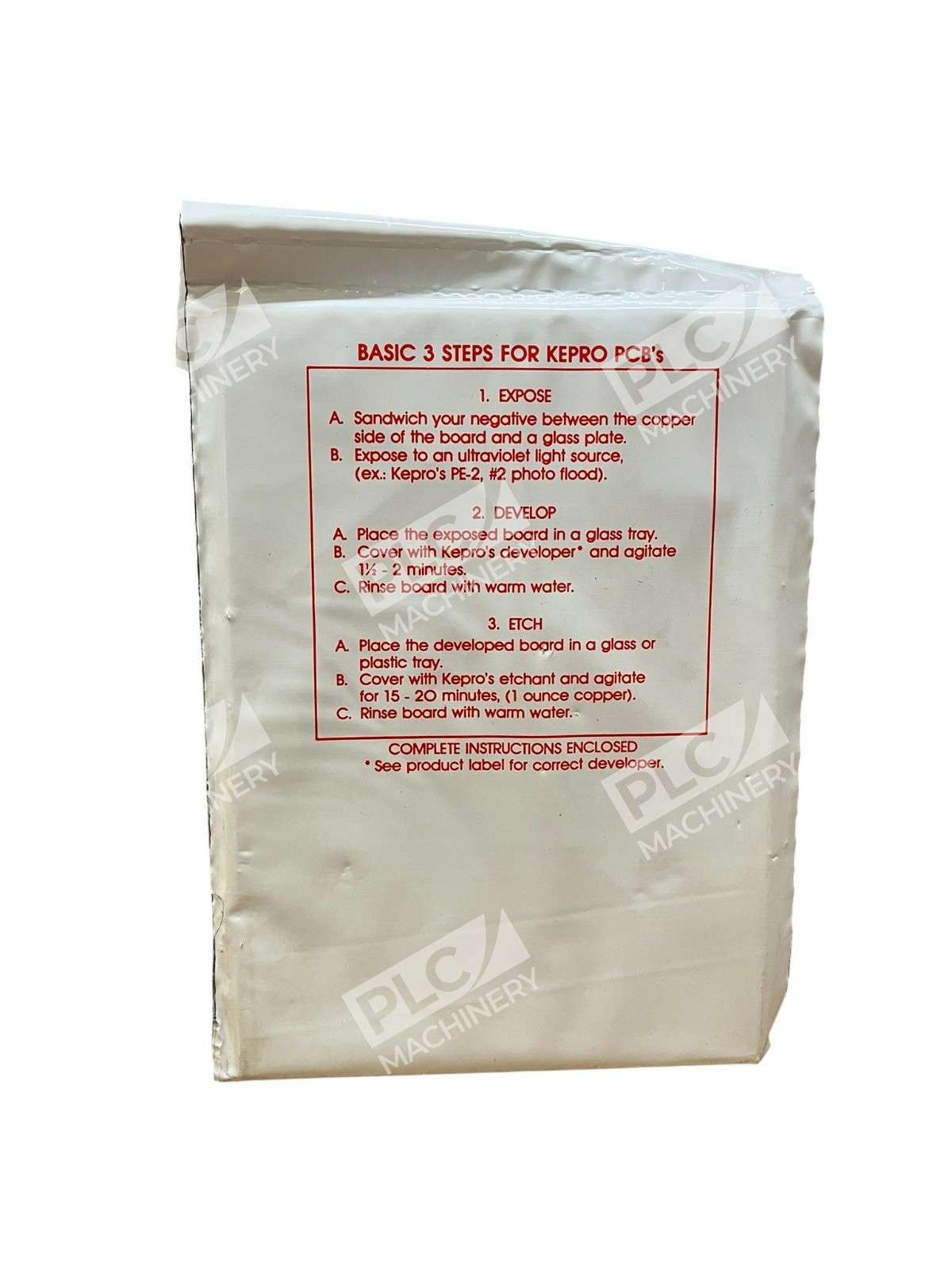 Kepro 52-710G Photosensitized FR-4 PCB Board 7x10"x.062" 1oz 2 Sided - Image 5