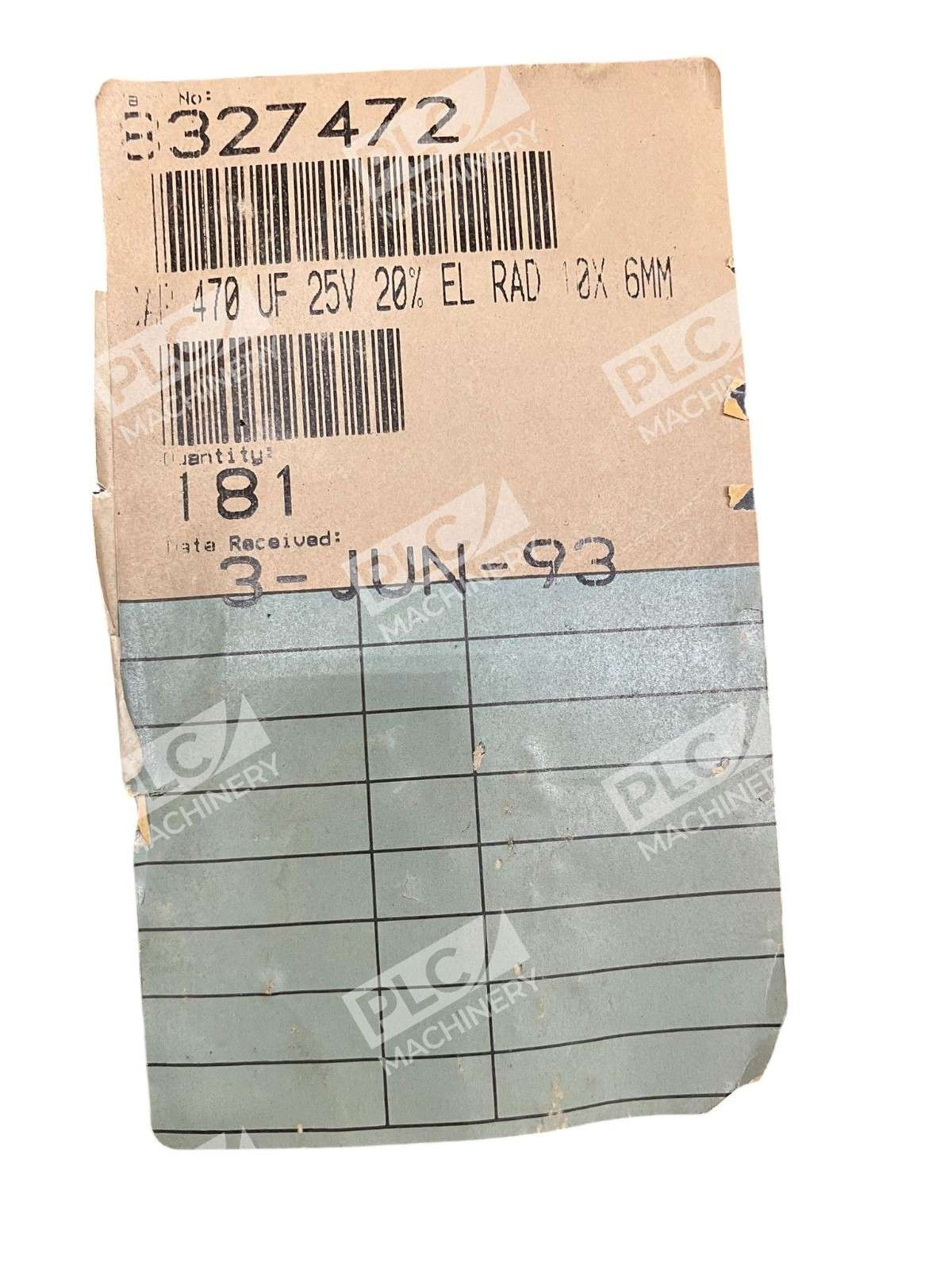 Elgen 8327472 Aluminum Electrolytic Radial Capacitor 470uF 25V (Bag of 181) - Image 3