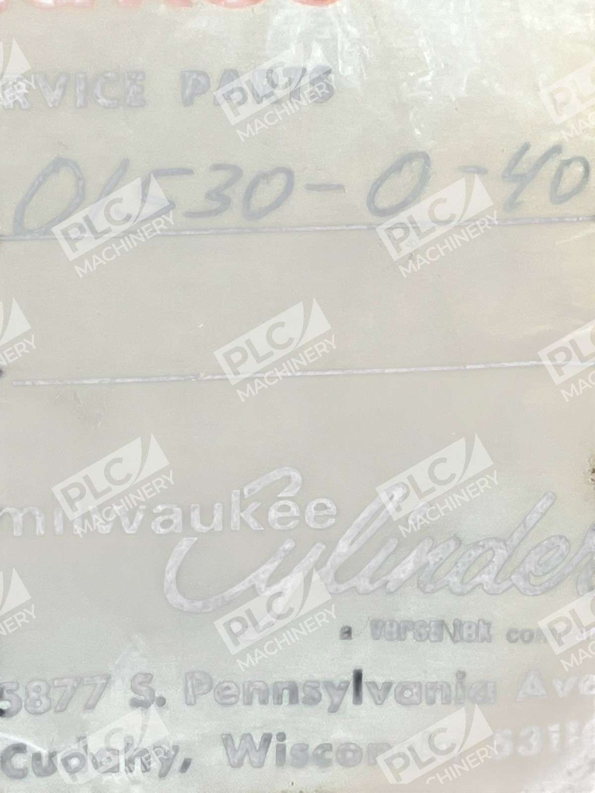 Milwaukee Cylinder 01530-0-40 Hydraulic Pump Rebuild Service Kit - Image 3