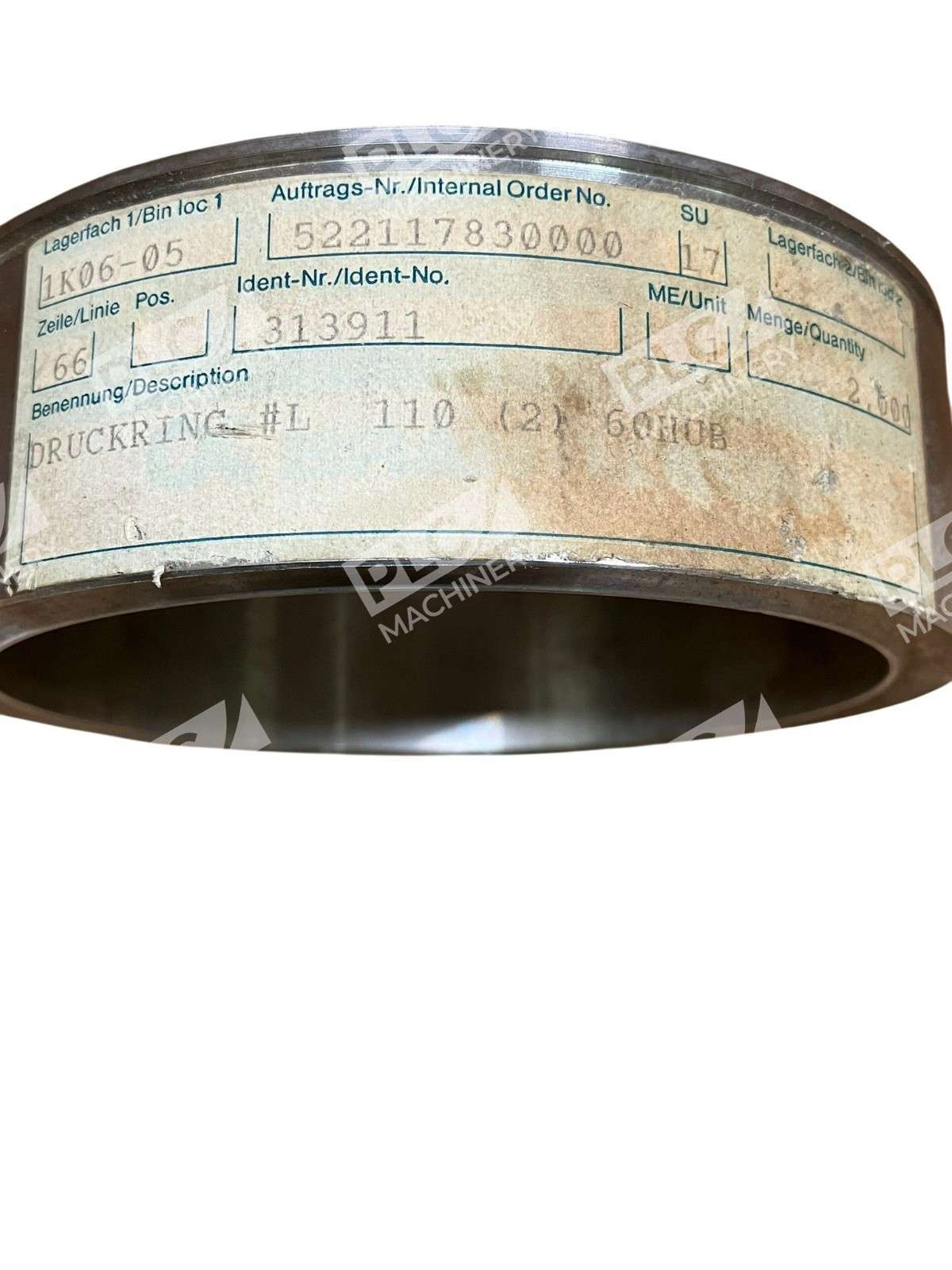 Druckring #L 110 (2) 60HUB Retaining Ring 313911 - Image 3