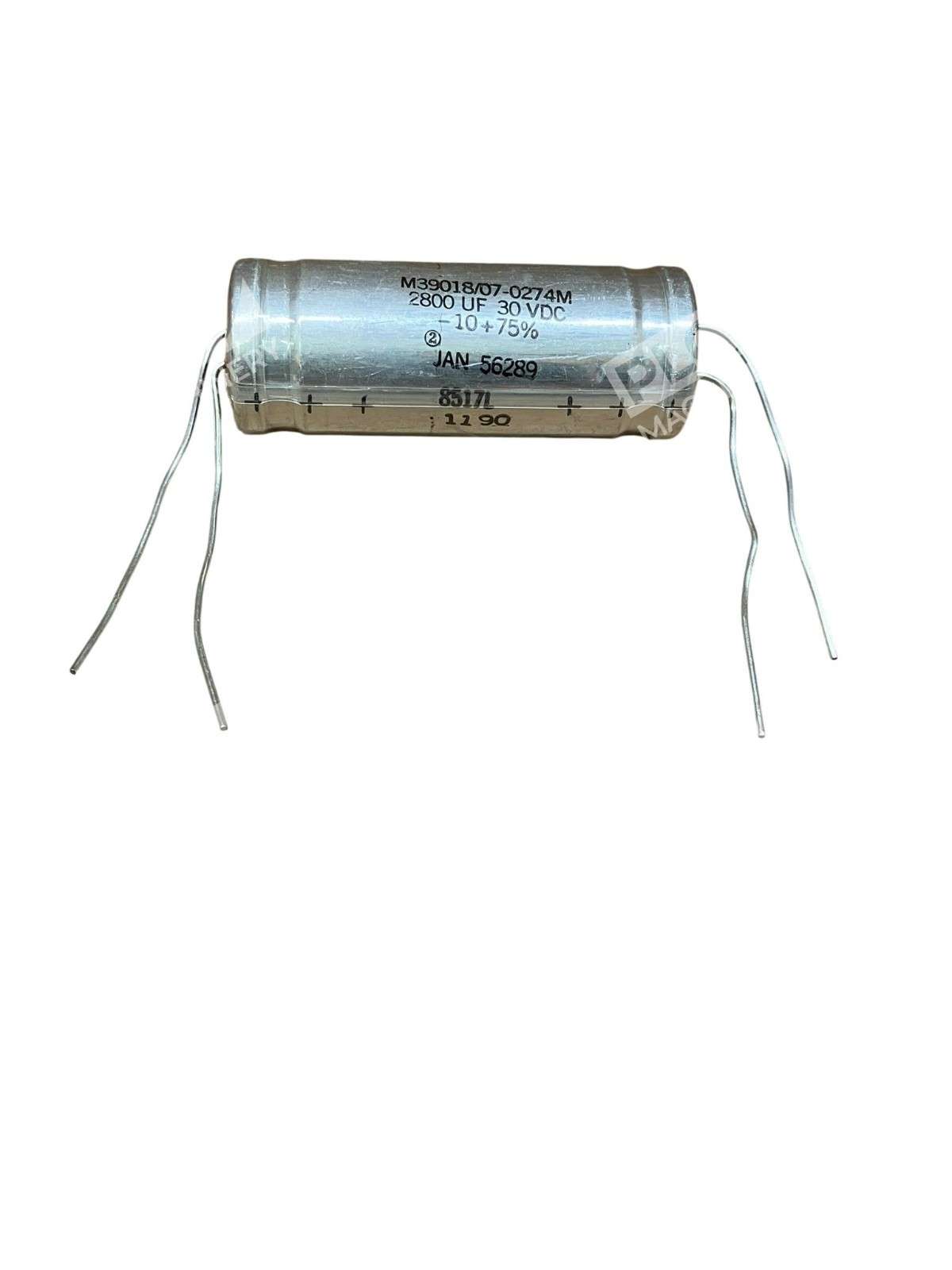 MIL-Spec M39018/07-0274M Aluminum Electrolytic Capacitor 2800µF 30V 8517L - Image 4