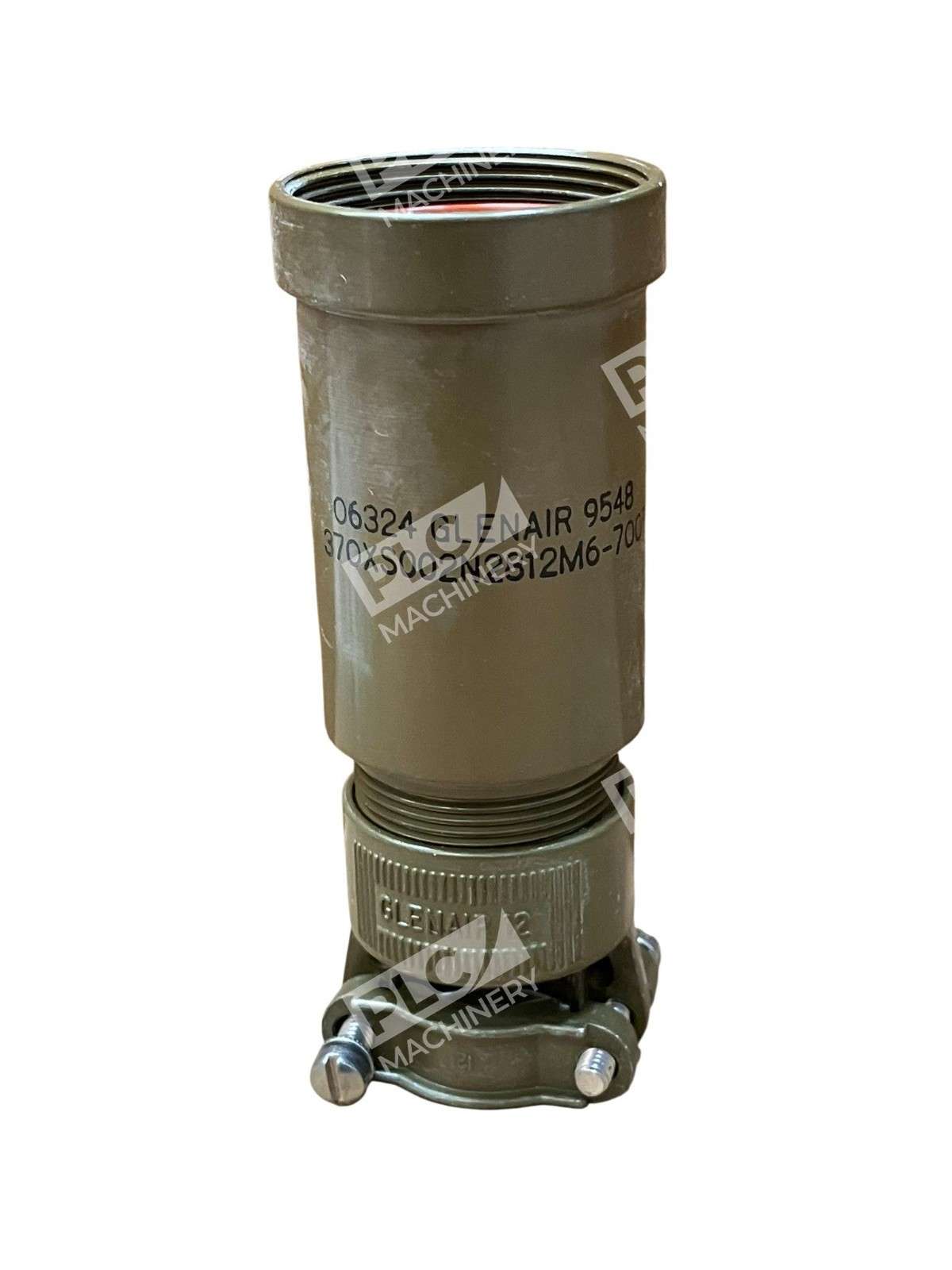 Glenair 370XS002N2812M6-700P Backshell w/ Clamp Circular Connector 06324/9548 - Image 2