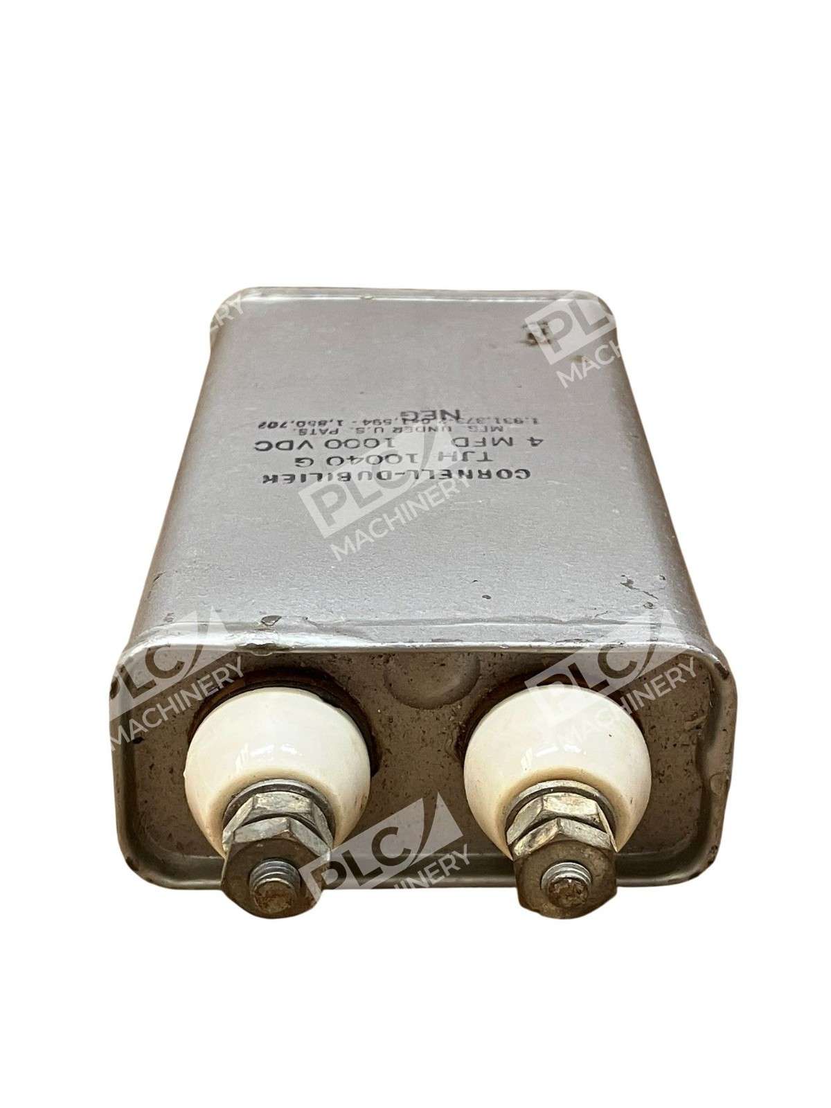 Cornell-Dubilier TJH10040G Hermetically Sealed PIO Capacitor 4µF 1000V - Image 4