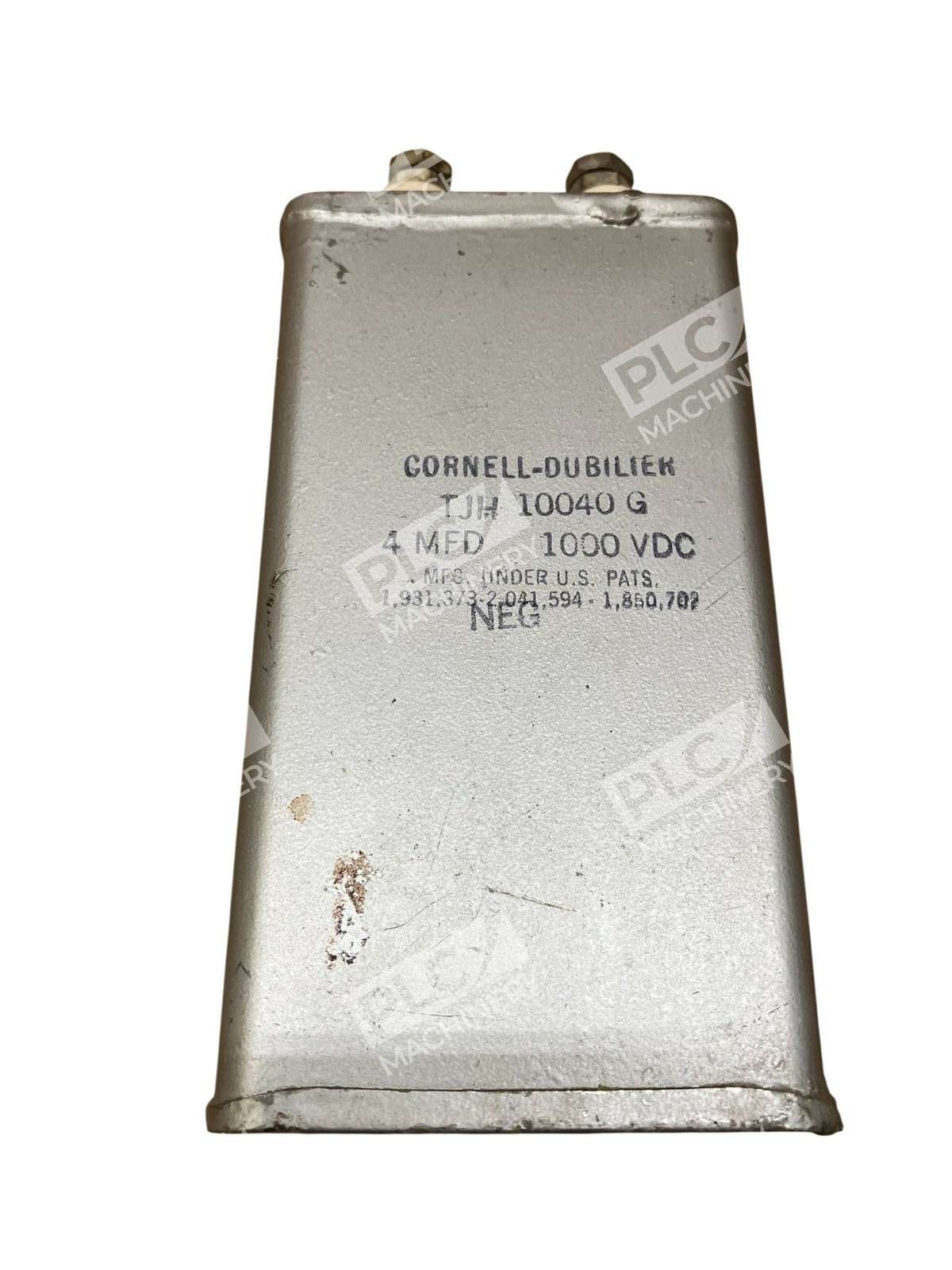 Cornell Dubilier TJH10040G - Cornell-Dubilier TJH10040G Hermetically Sealed PIO Capacitor
