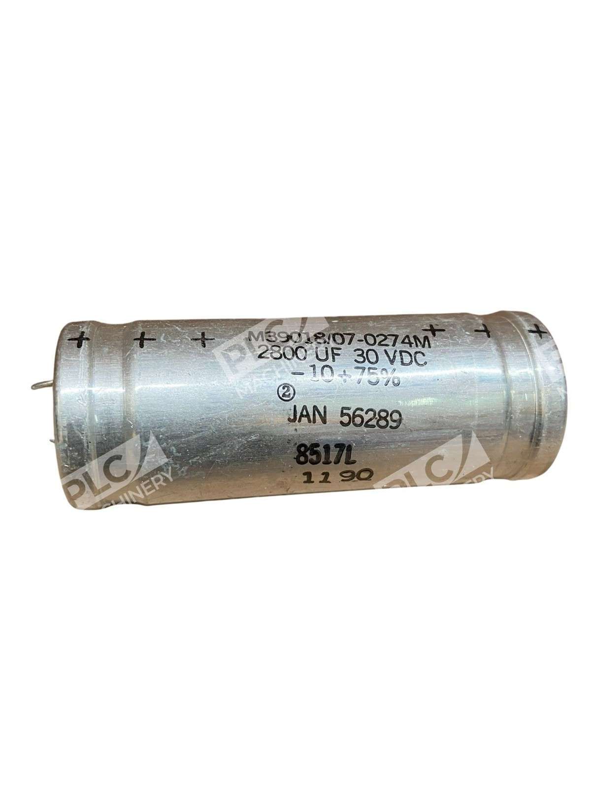 M39018/07-0274M Electrolytic Capacitor 2800uF 30V Axial MIL-Spec 8517L - Image 4