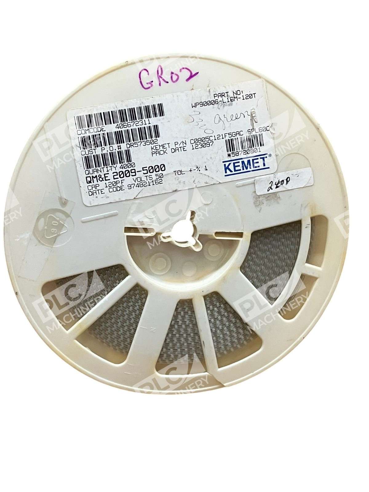 KEMET C0805C121F5GAC95877806 SMD Ceramic Capacitor 120pF 50V - Image 2